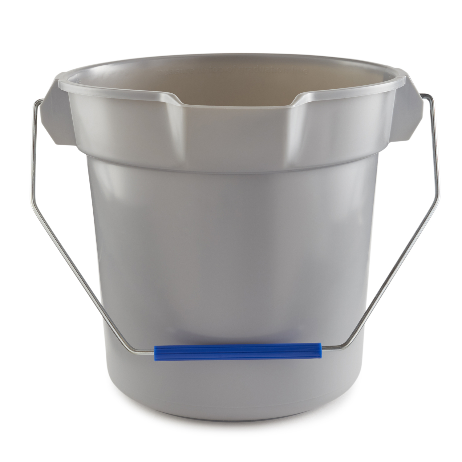 Quickie Bulldozer 10 qt Bucket Gray