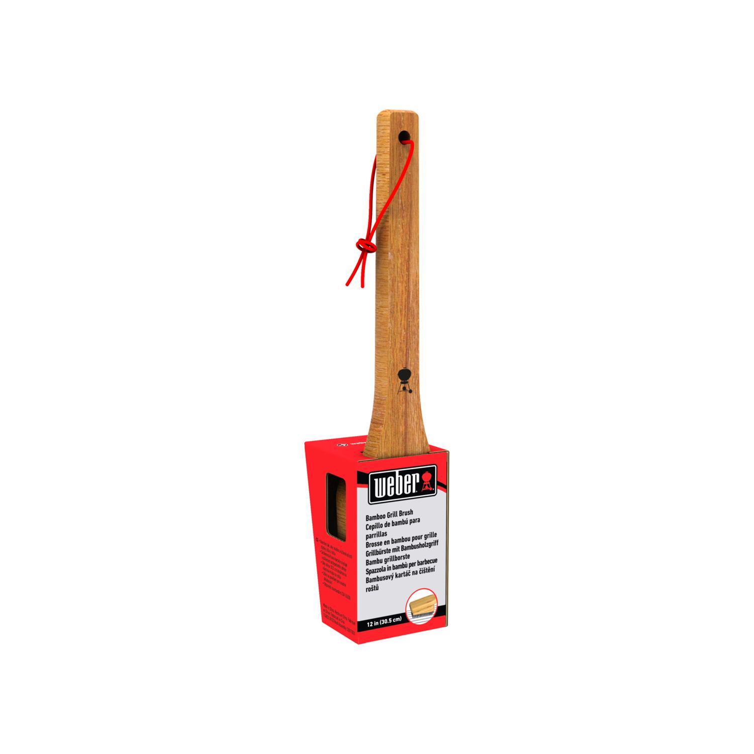 Weber Grill Brush 12 in. H X 2.12 in. L X 2.25 in. W 1 pk