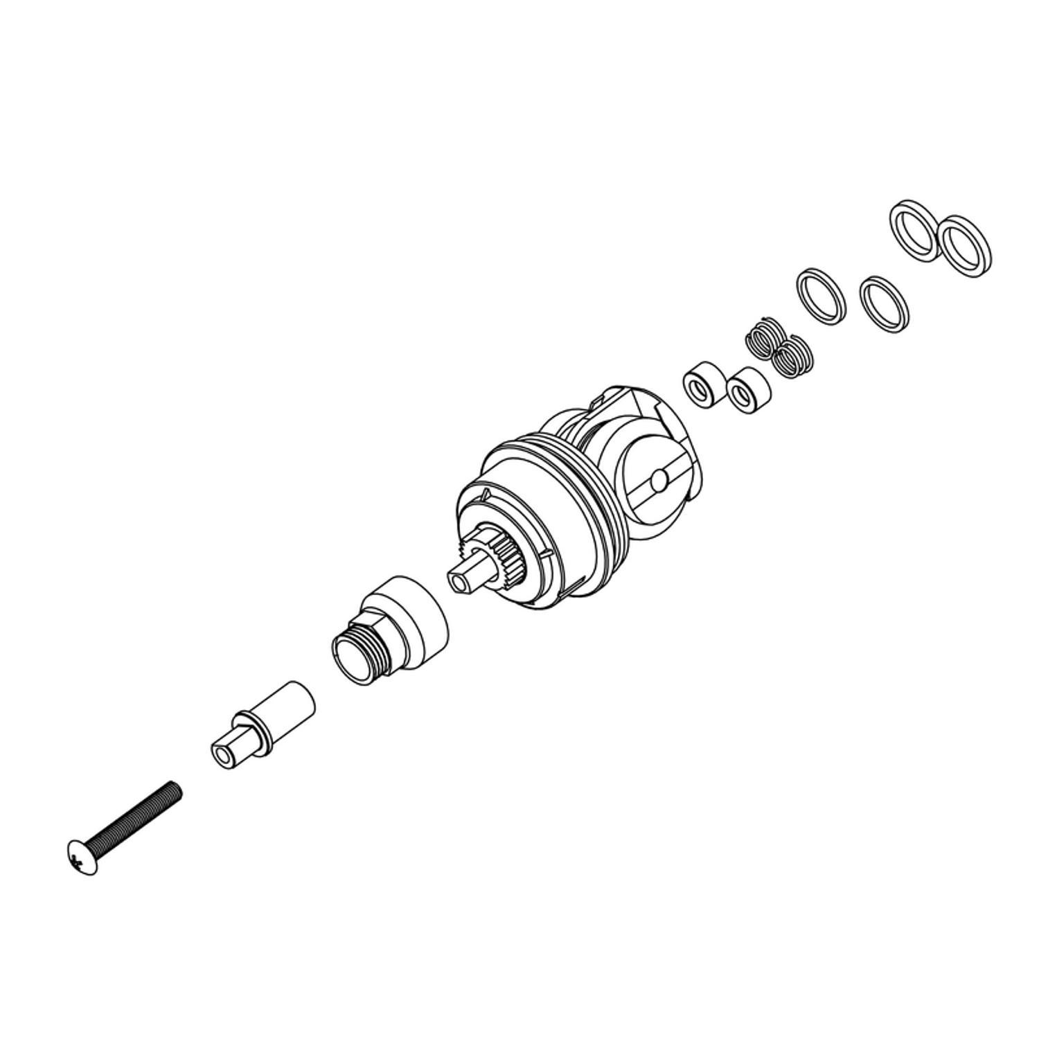 Ace Hot and Cold Faucet Cartridge For Delta