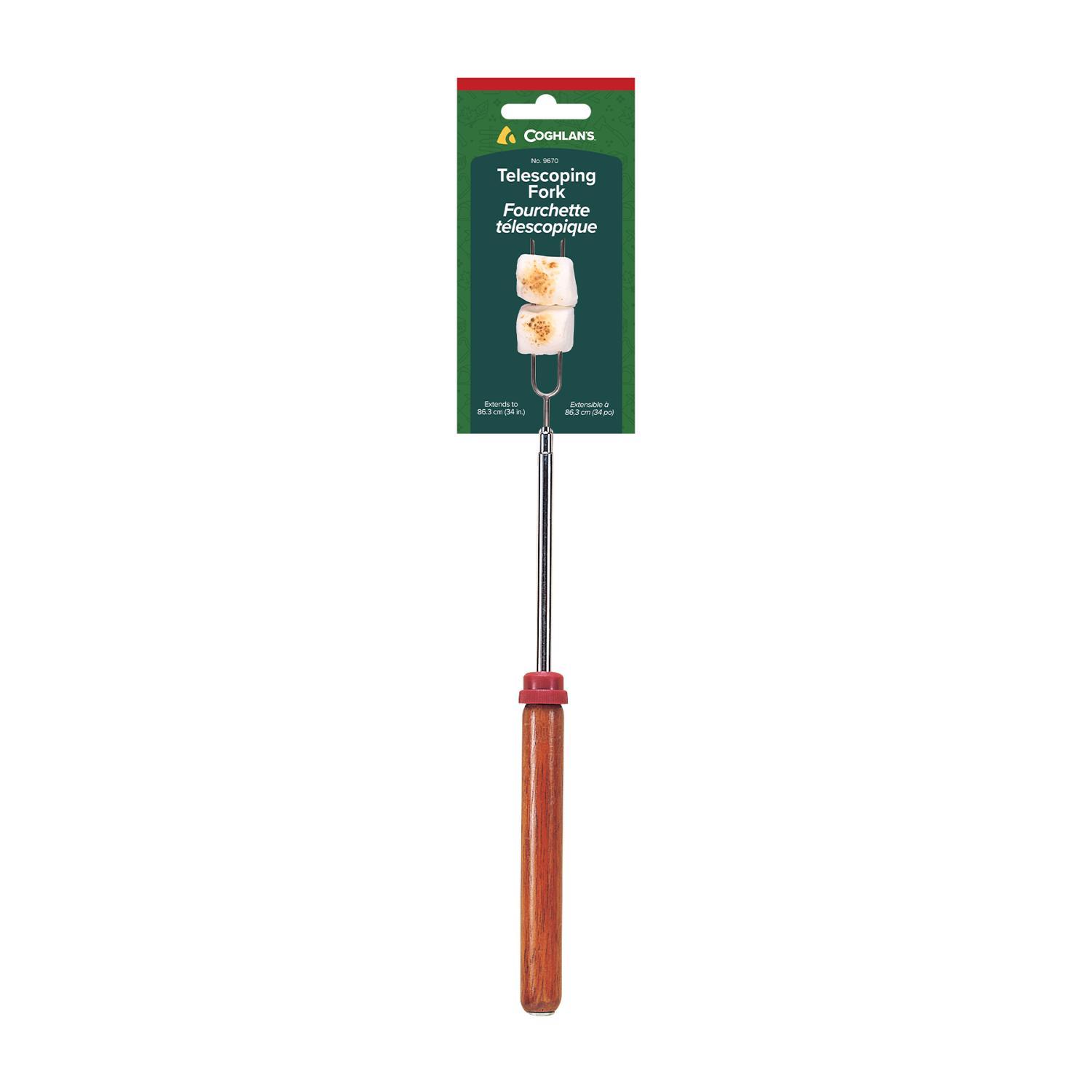 Coghlan's Silver Telescoping Fork 1/2 in. W X 34 in. L 1 pk