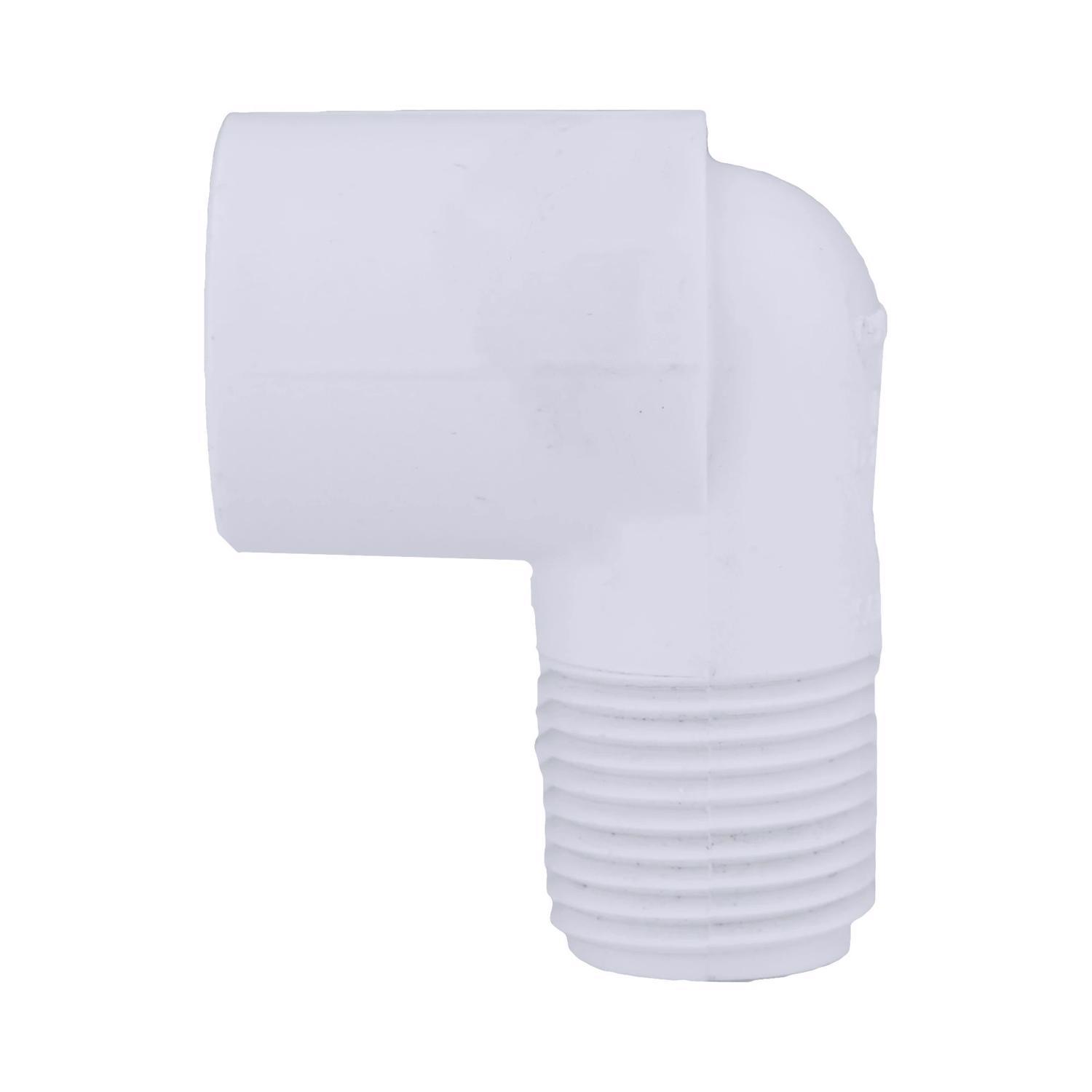 Charlotte Pipe Schedule 40 1/2 in. Slip X 1/2 in. D MPT PVC Street Elbow 1 pk