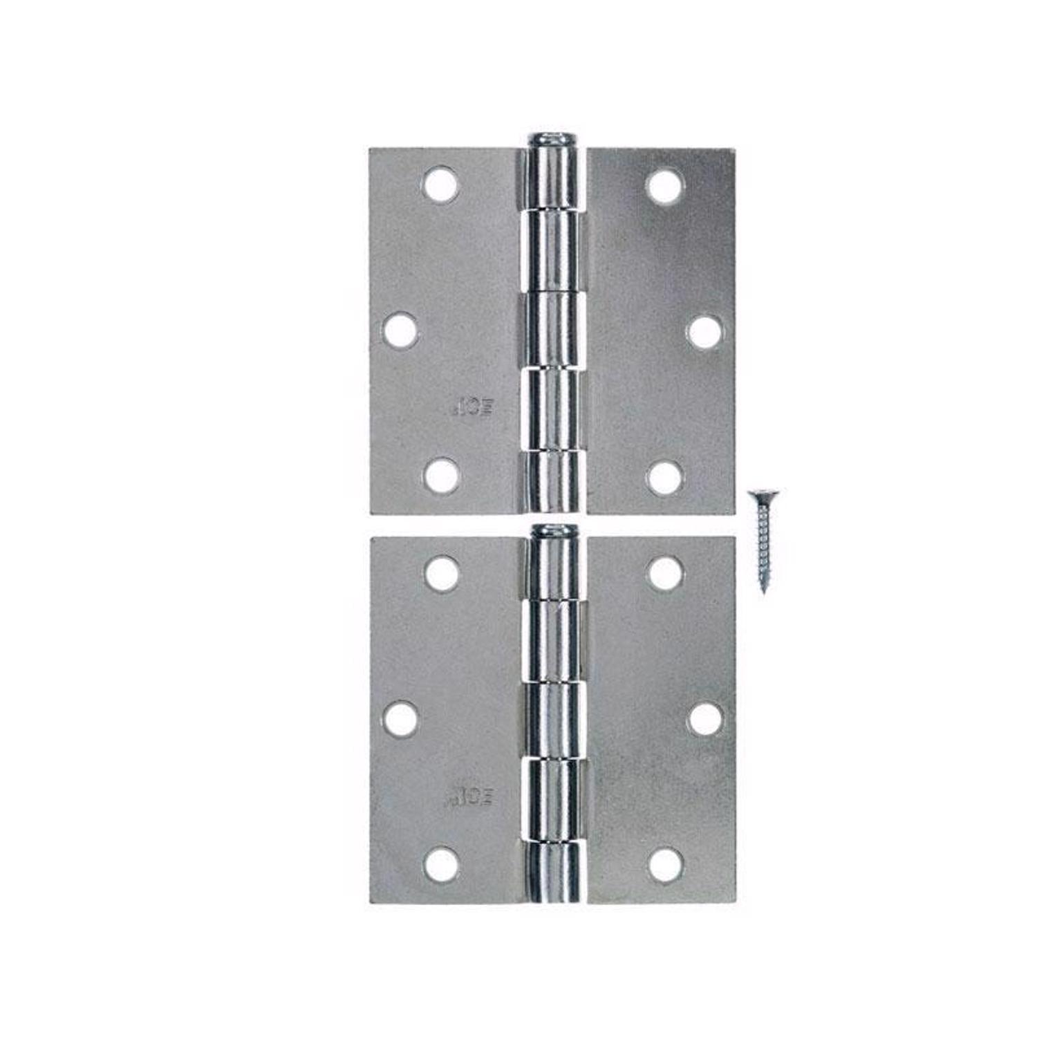 Ace 3-1/2 in. L Zinc-Plated Broad Hinge 2 pk