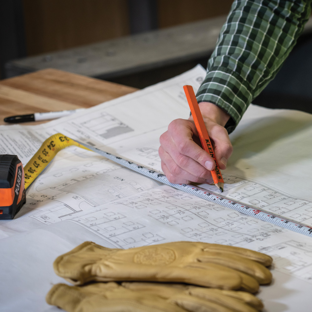 Klein Tape Measure, 25-Foot Compact, Double-Hook