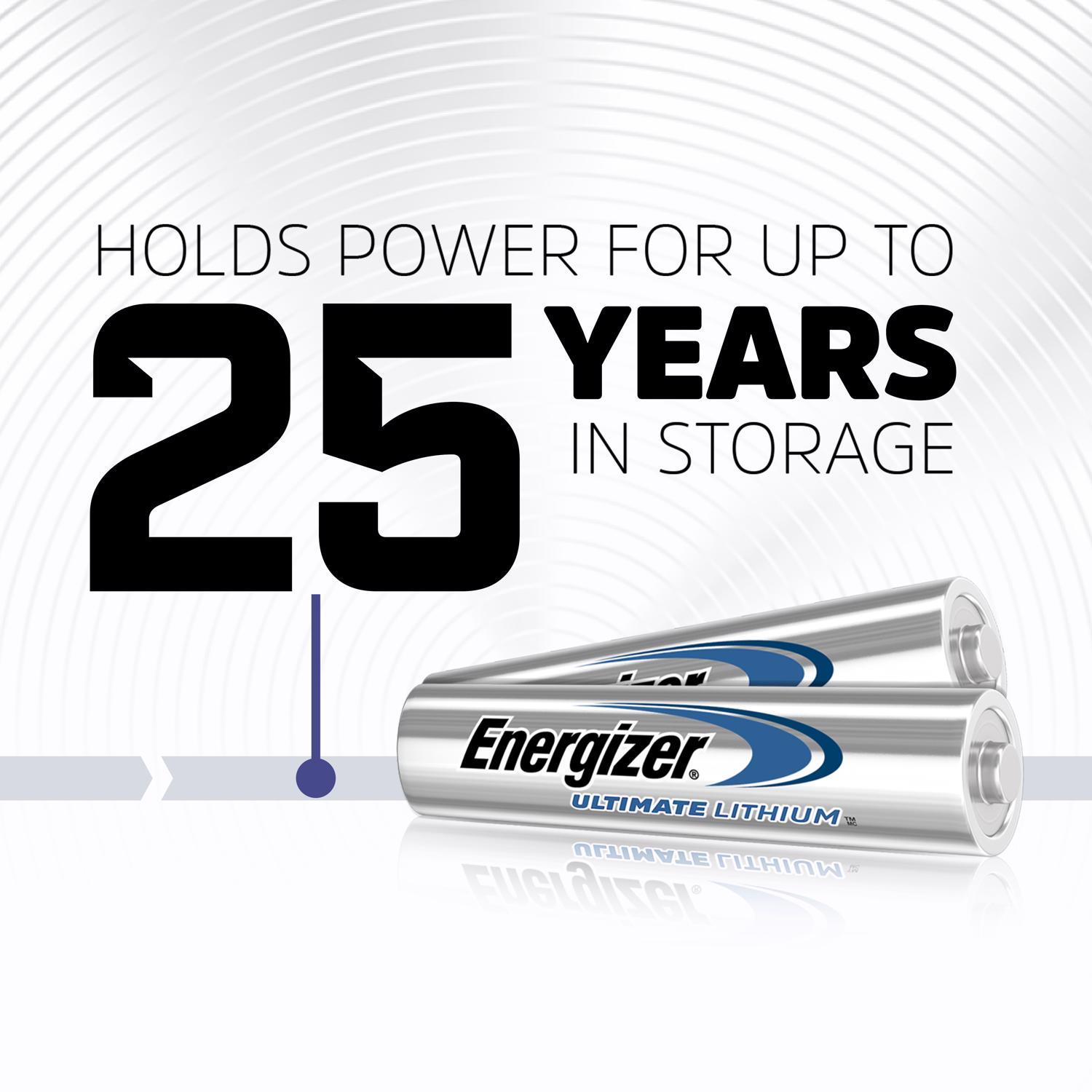 Energizer Ultimate Lithium AAA 1.5 V 1250 mAh Battery L92BP-4 4 pk