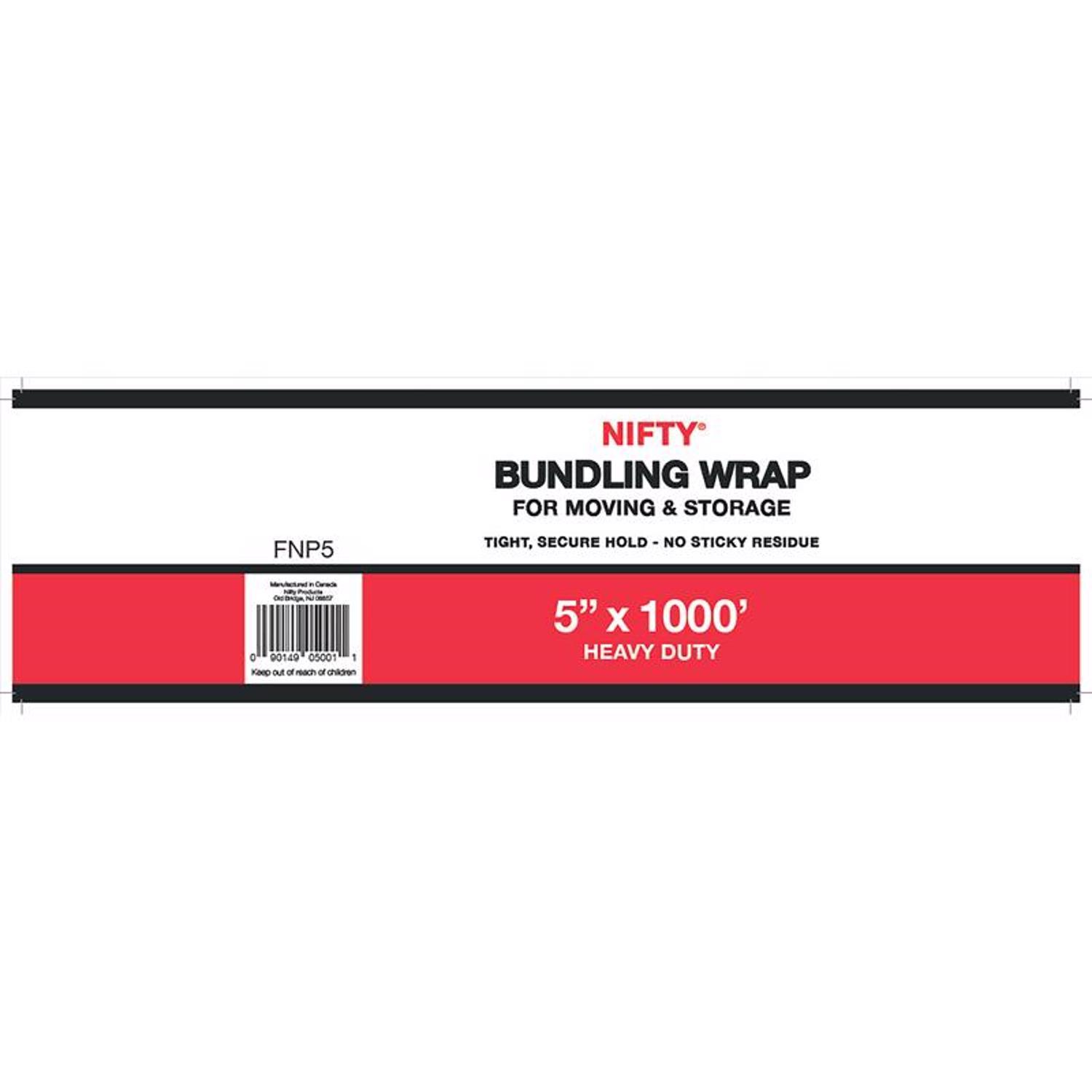 Nifty 5 in. W X 1000 ft. L Stretch Film