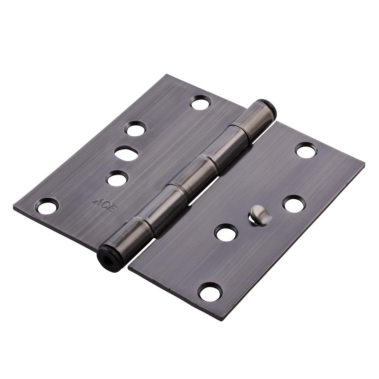 Ace 4 in. L Antique Brass Residential Door Hinge 3 pk