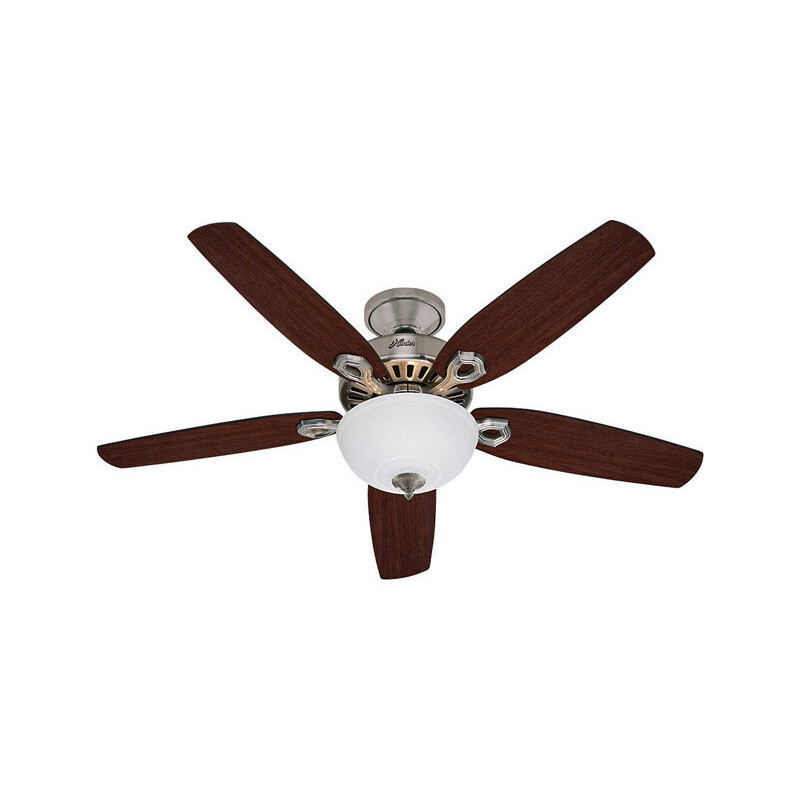 Hunter Fan Builder Deluxe Ceiling Fan 52 in. W Brushed Nickel