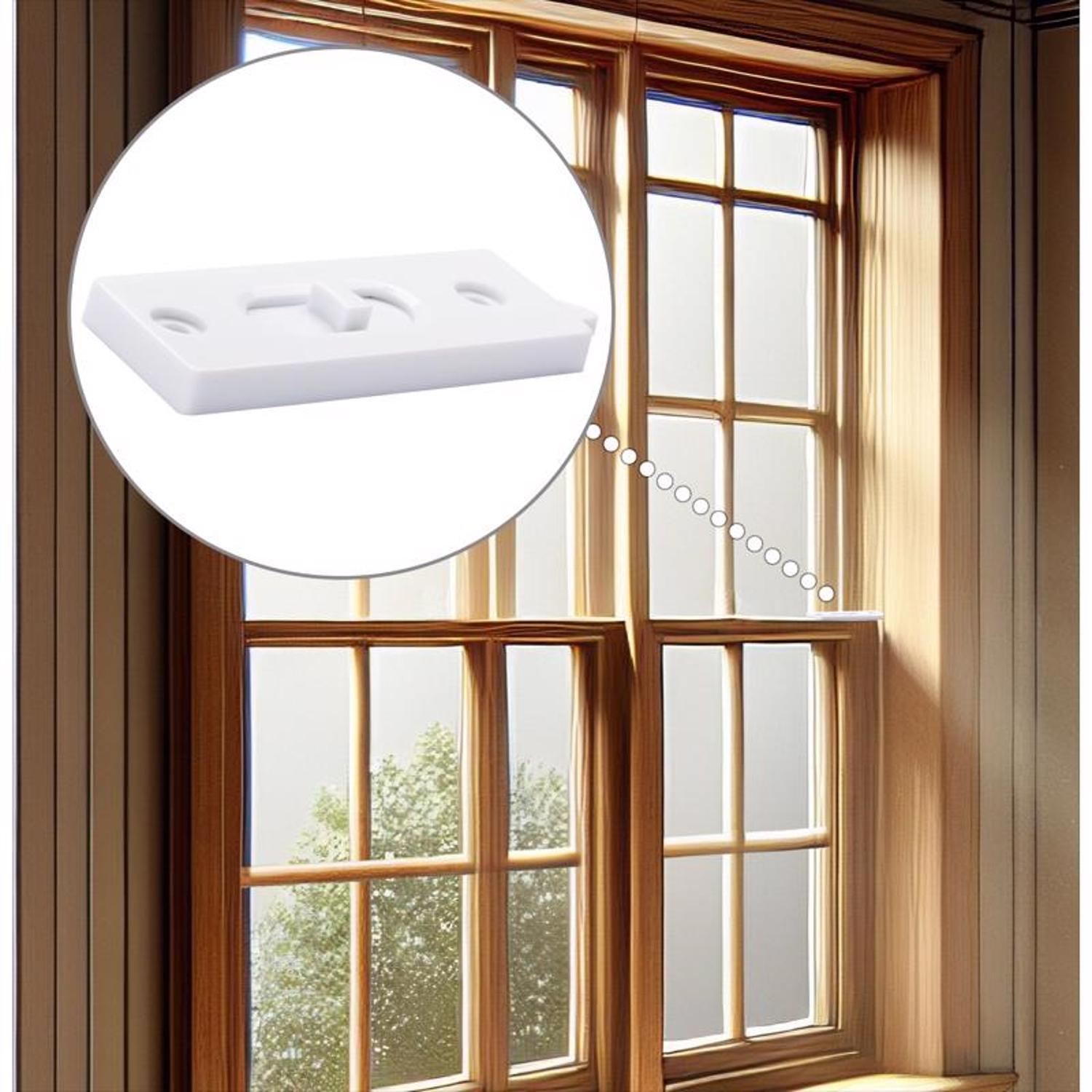 Ace White Vinyl Window Tilt Latch 2 pk