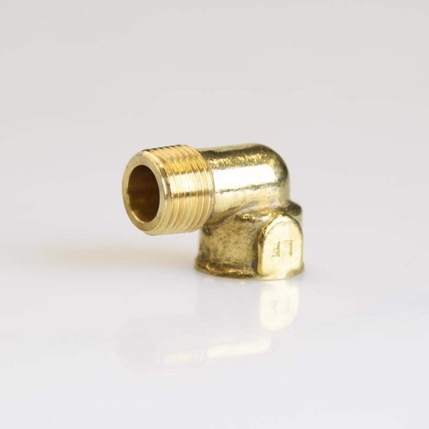 ATC 3/8 in. FPT 3/8 in. D MPT Brass 90 Degree Street Elbow