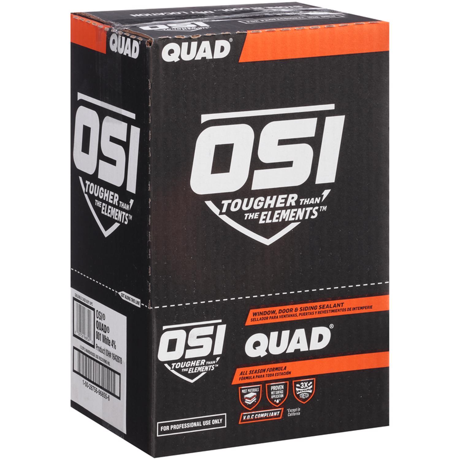OSI Quad Bronze Elastomeric Polymers Door/Siding/ Window Sealant 10 oz