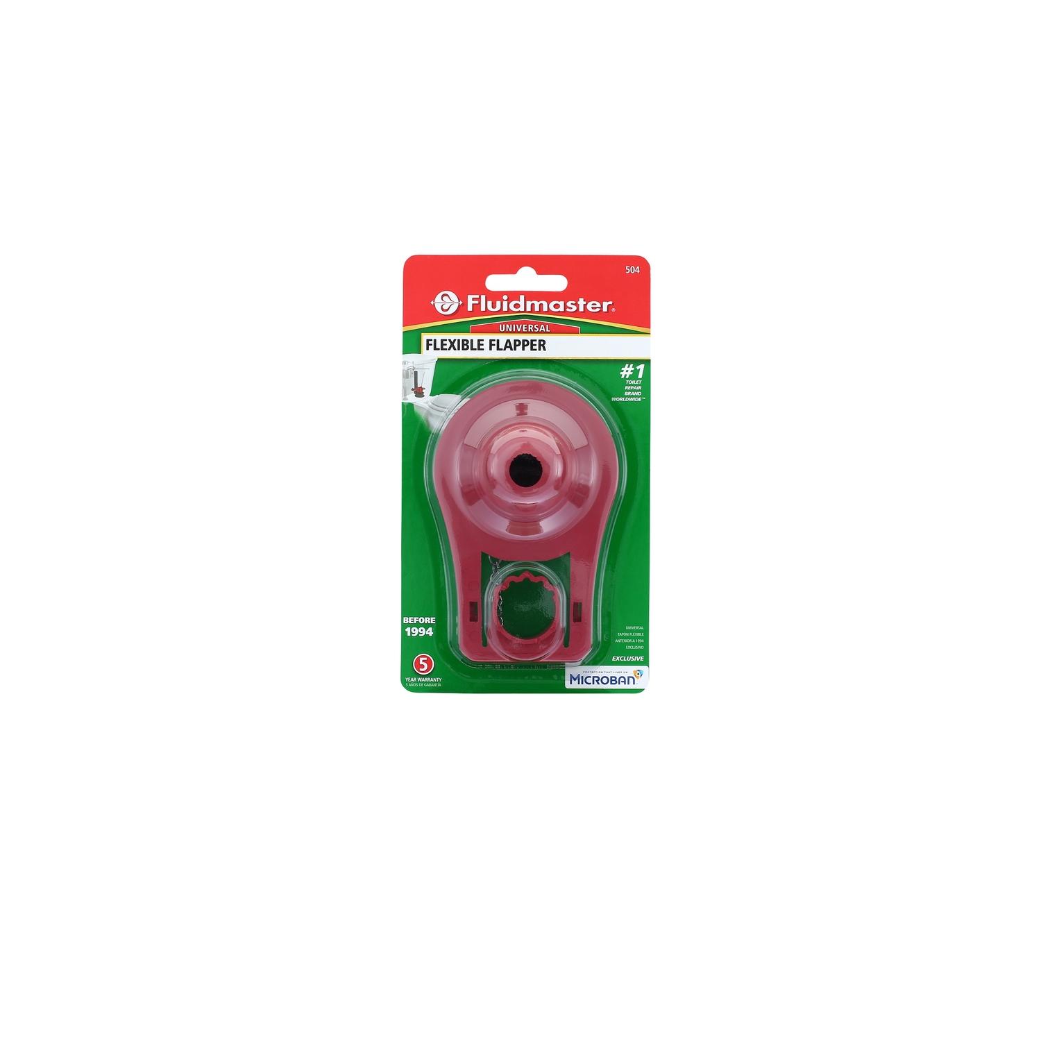 Fluidmaster Toilet Flapper Red Microban