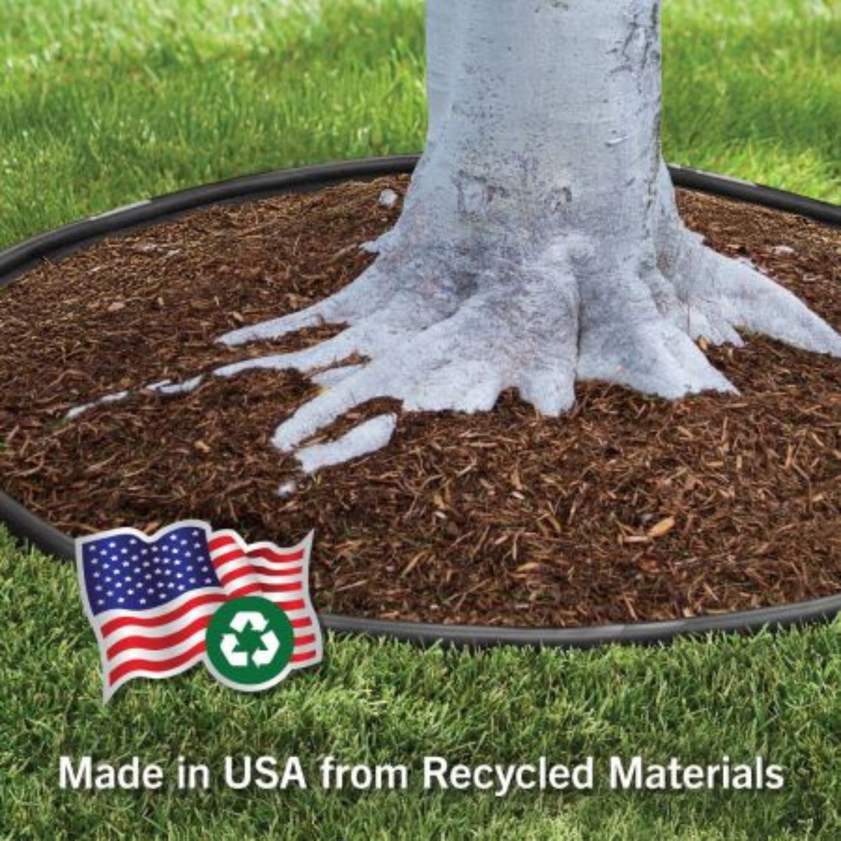 Master Mark Professional Landscape Edging with YardPack Black 5 in. x 20 ft.