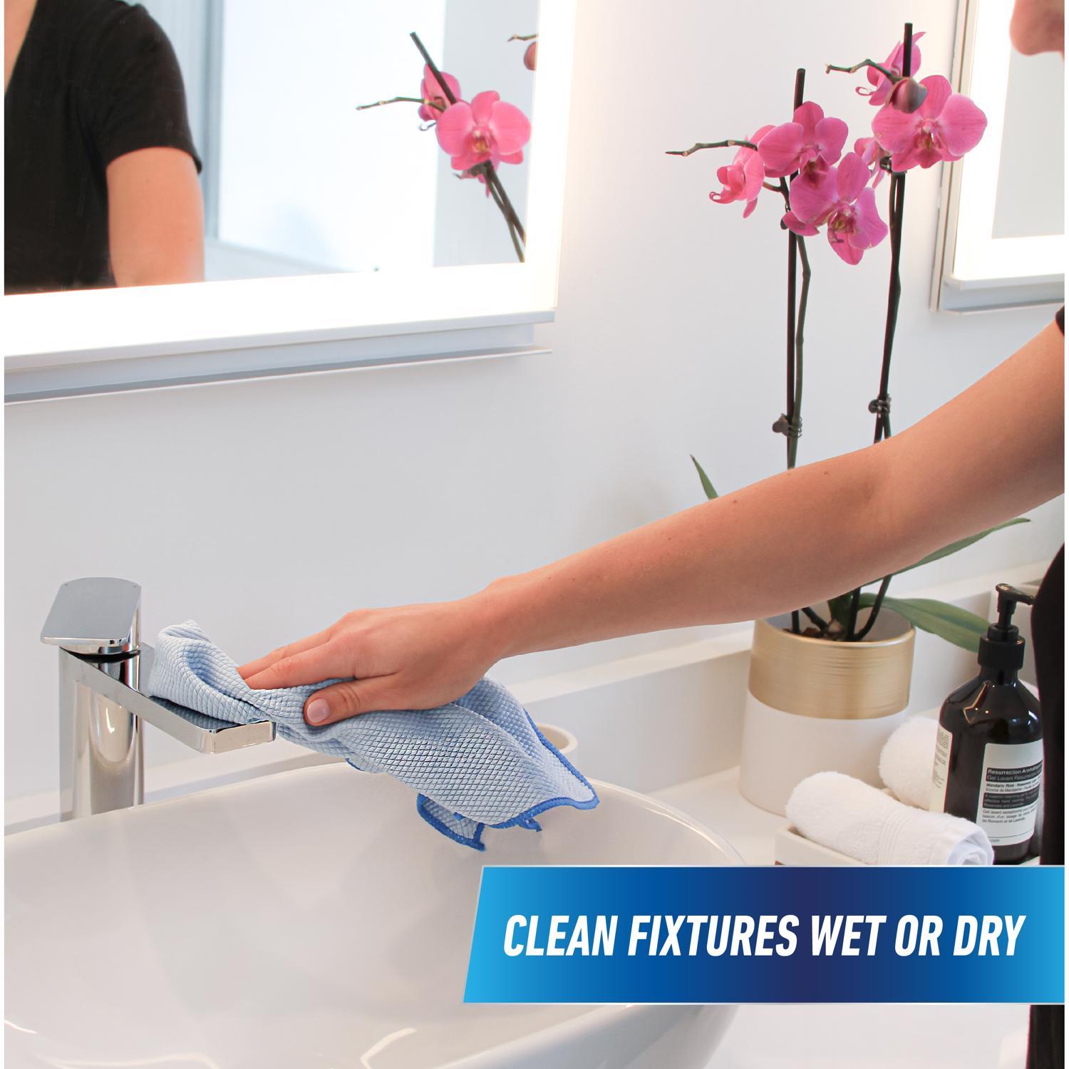 Unger Professional Grade Microfiber Cleaning Towel 18 in. W X 18 in. L 3 pk