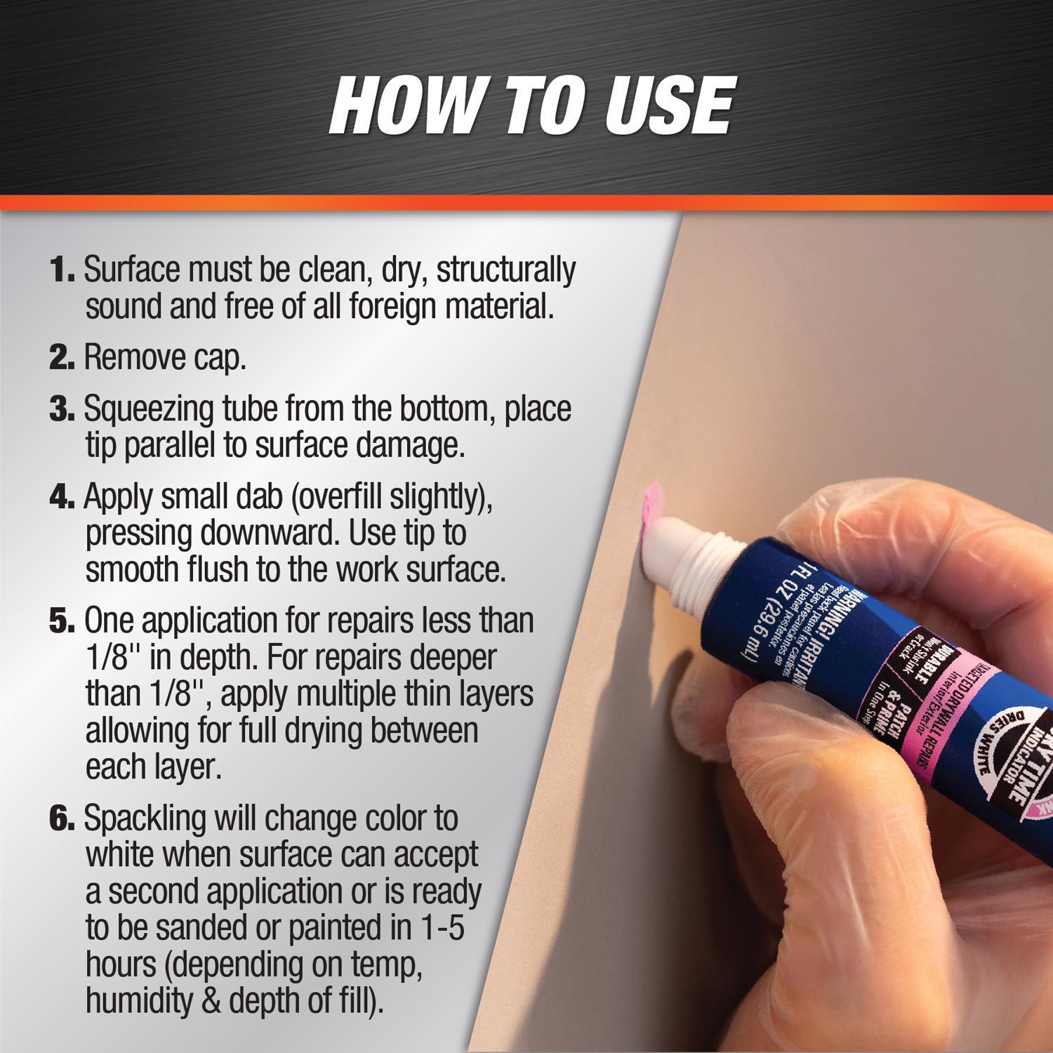 DAP DryDex Ready to Use Pink/White Nail Hole Filler 1 fl. oz.