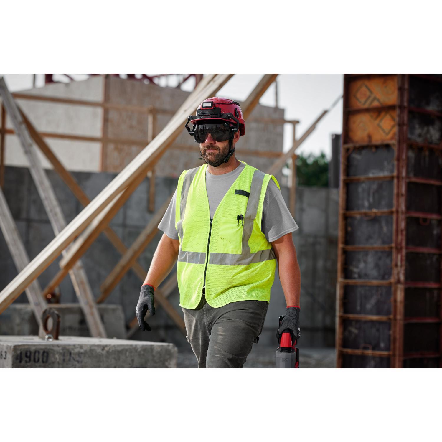 Milwaukee Reflective Class 2 Safety Vest High Visibility Yellow 2X/3X