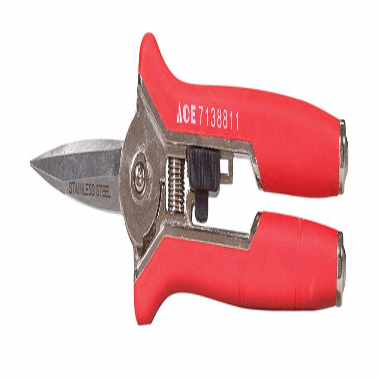 Ace 6 in. Stainless Steel Needle Nose Floral Shear