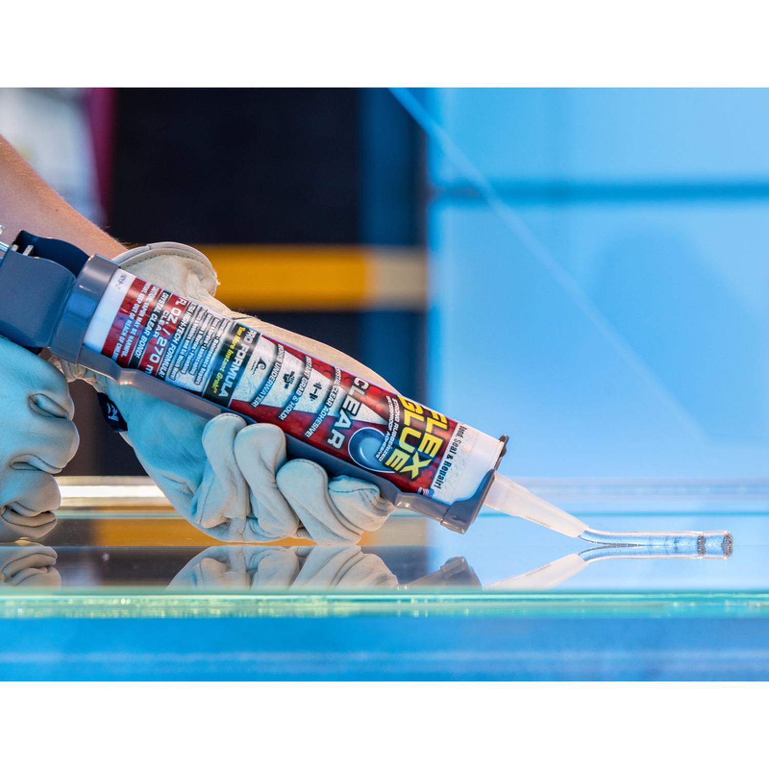 Flex Seal Family of Products Flex Glue Clear Rubberized Waterproof Adhesive 9 oz