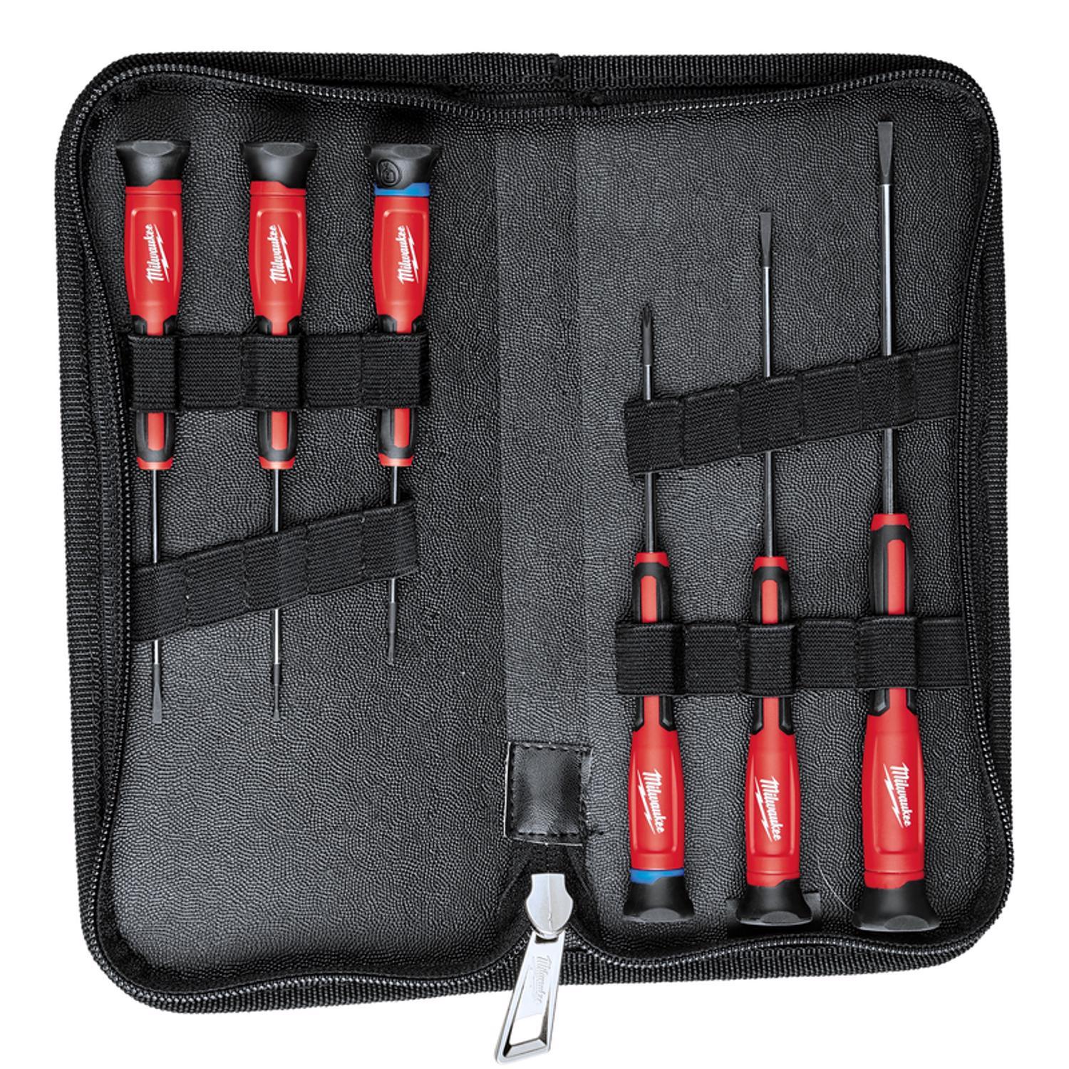 Milwaukee Assorted Multi-Blade Precision Screwdriver Set 6.0 in.