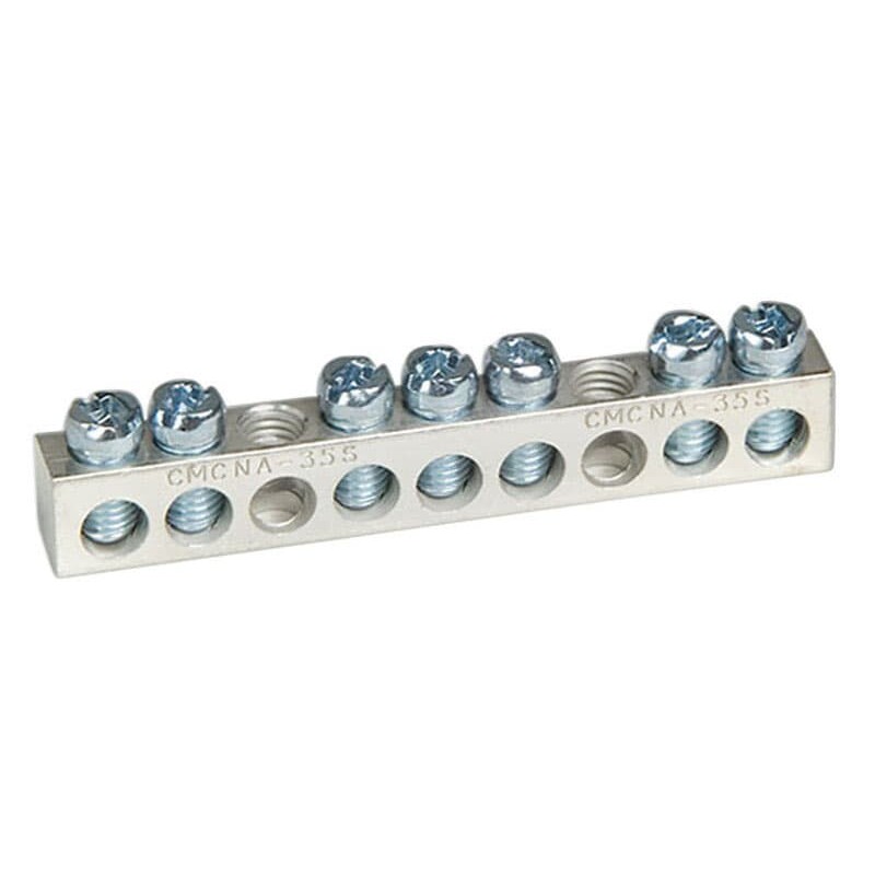 Square D 100/200 amps 120/240 V 1 space 12 circuits Surface Mount Ground Bar Kit