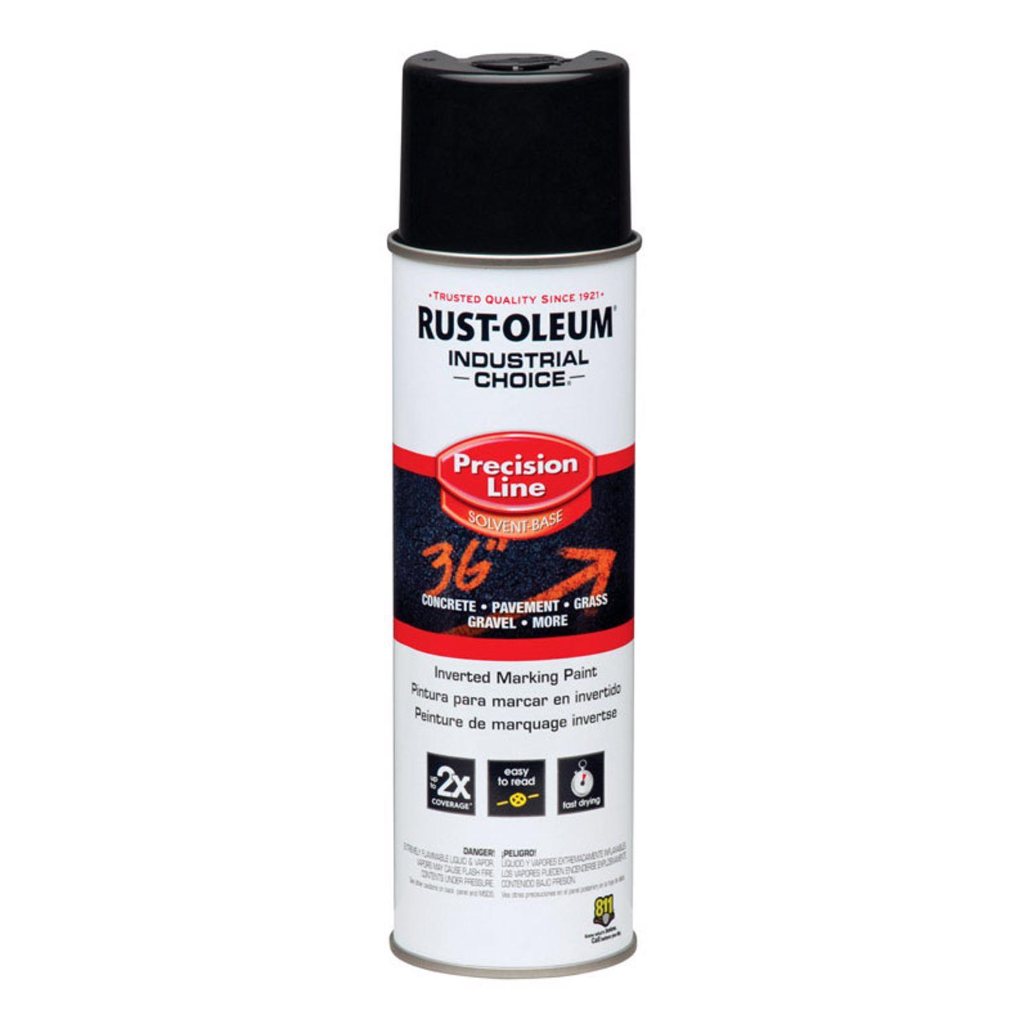 Rust-Oleum Industrial Choice Black Inverted Marking Paint 17 oz