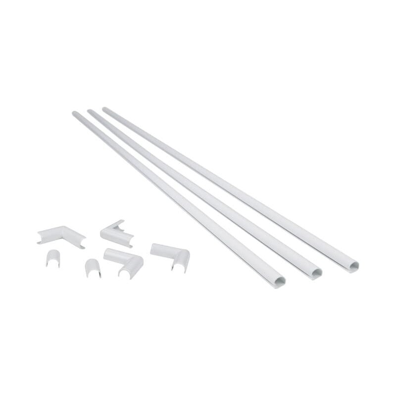 Legrand Cordmate White Plastic Cord and Cable Organizer Kit