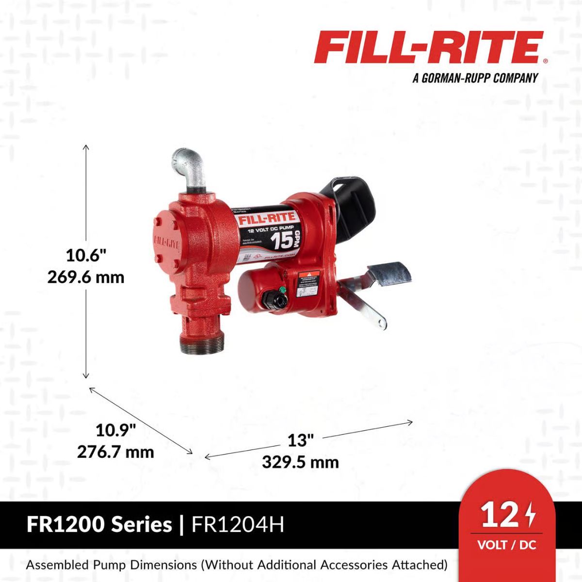 Fill-Rite Cast Iron Fuel Pump 15 gpm