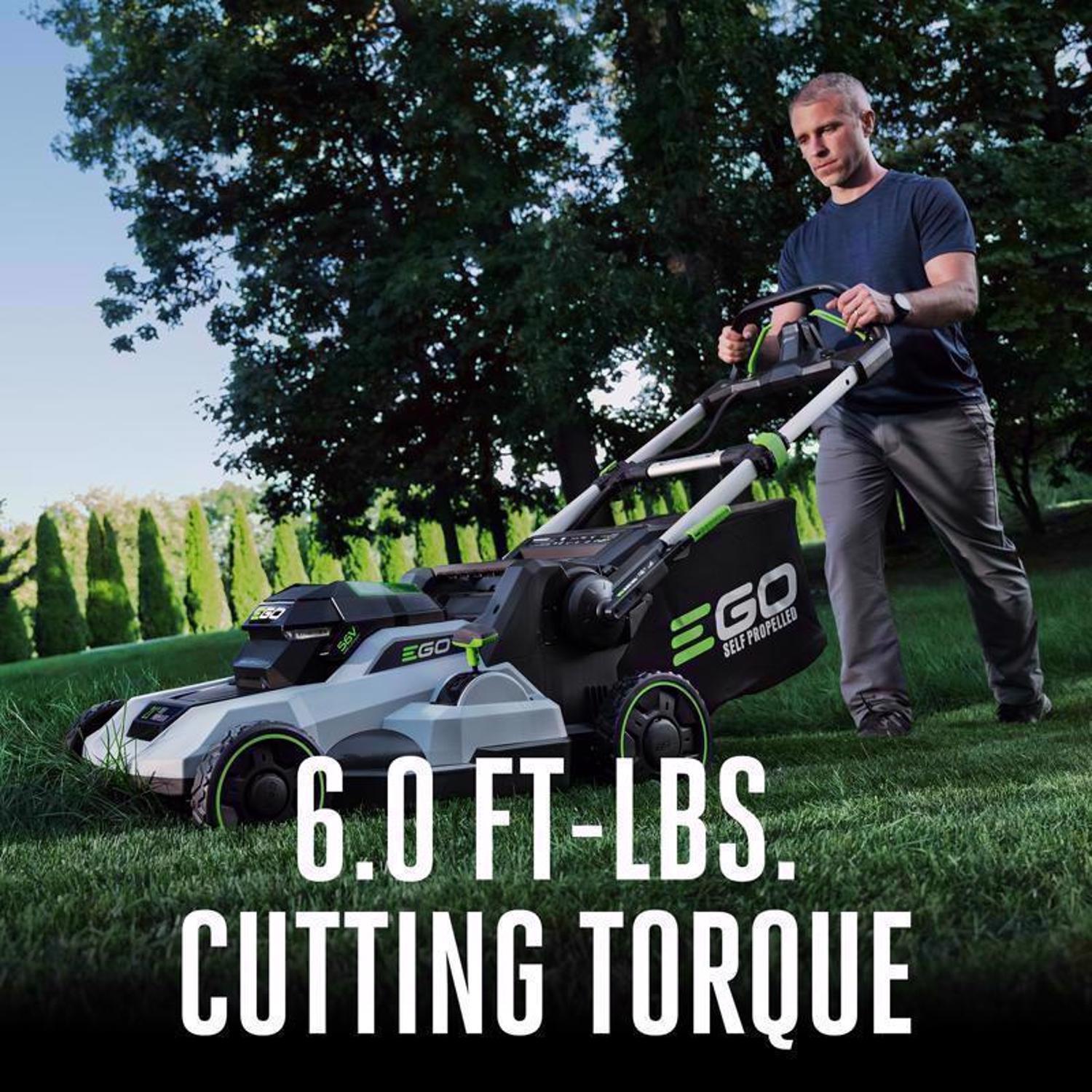 EGO Power+ 600 Series LM2114SP 21 in. 56 V Battery Self-Propelled Lawn Mower Kit (Battery & Charger) W/ 6.0 AH BATTERY