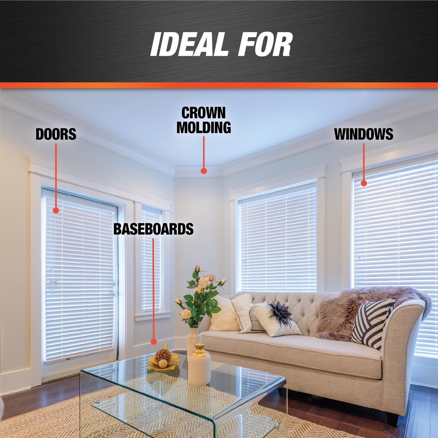 DAP Alex Flex White Acrylic Latex Interior Molding and Trim Sealant 10.1 oz