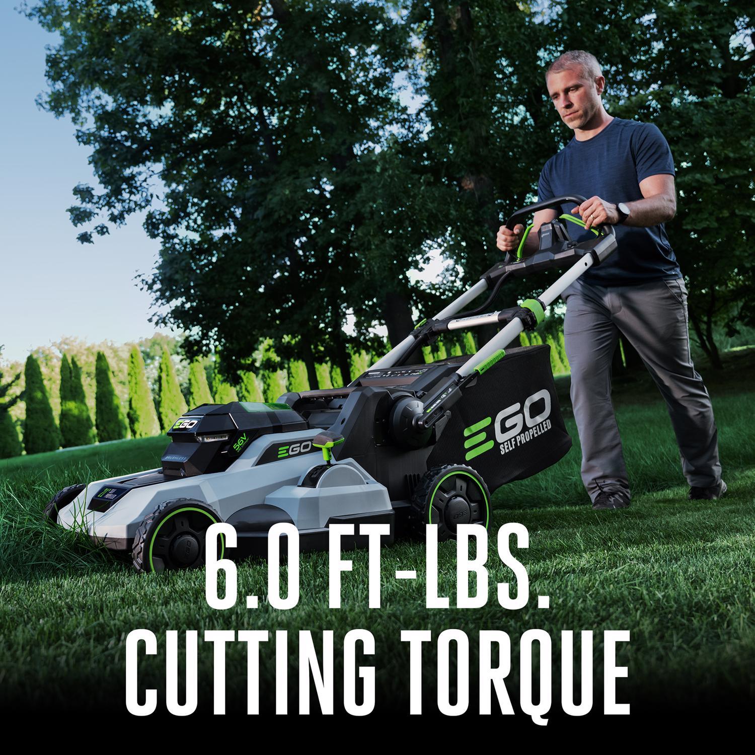 EGO Power+ LM2114SP 21 in. 56 V Battery Self-Propelled Lawn Mower Kit (Battery & Charger) W/ 6.0 AH BATTERY
