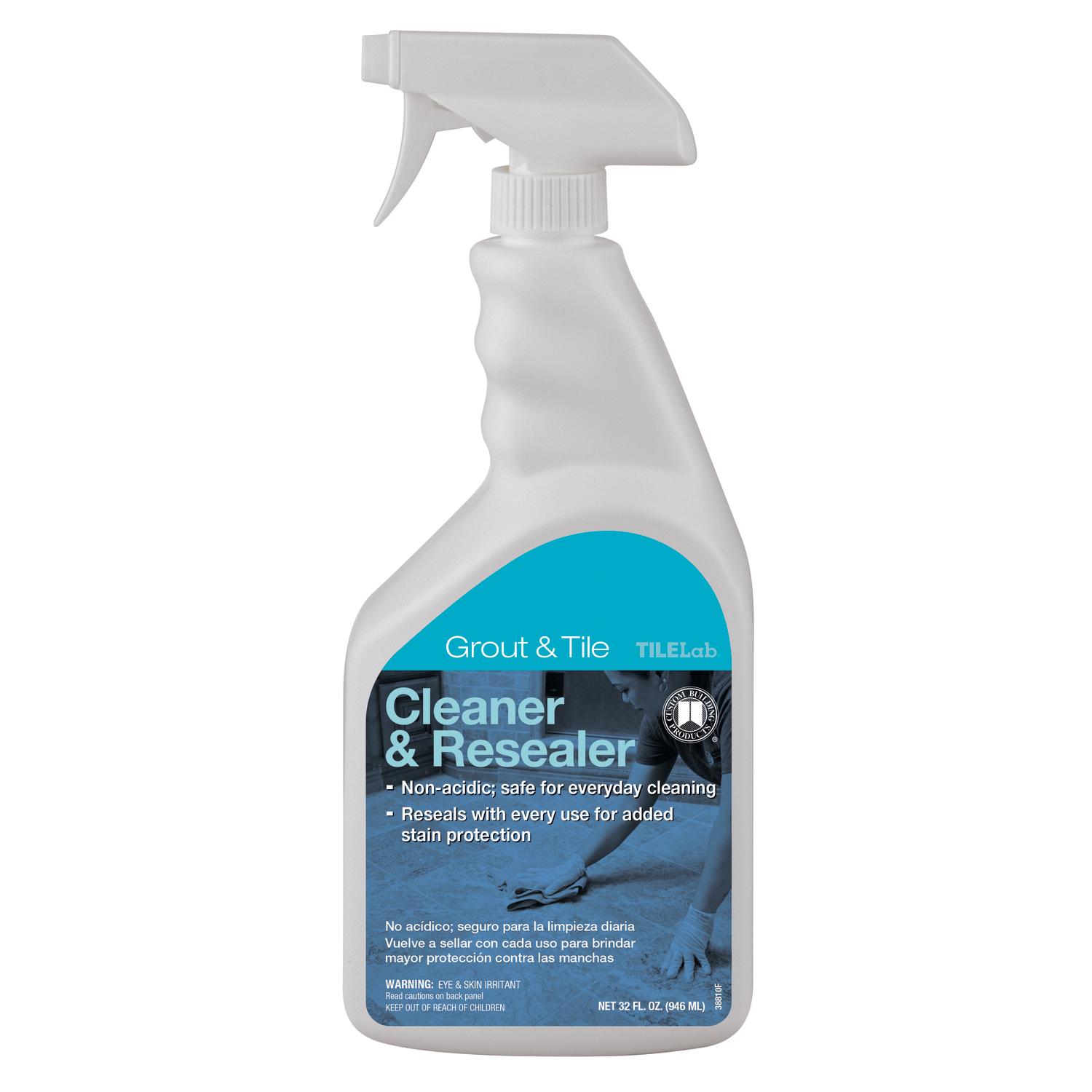 Custom Building Products TileLab Commercial and Residential Topical Cleaner and Re-Sealer 1 qt