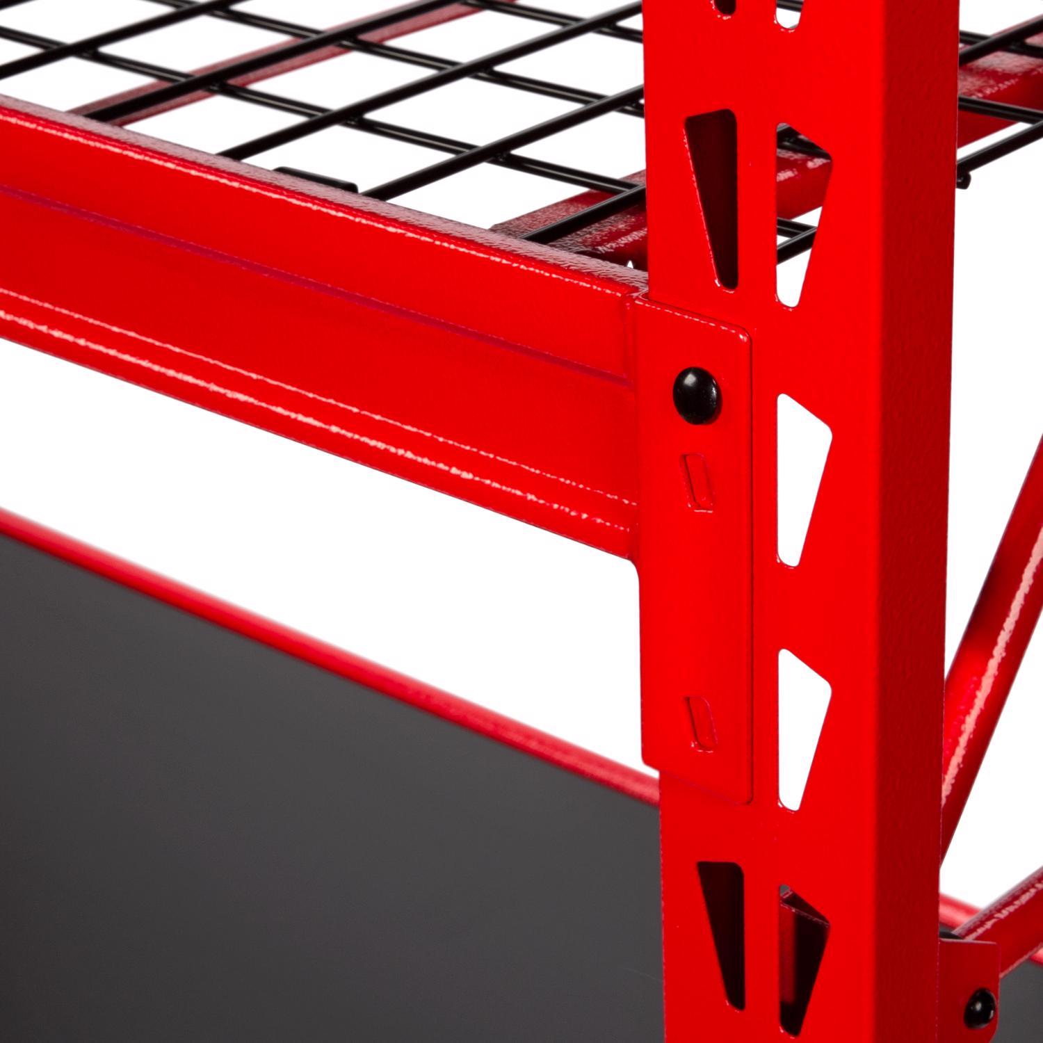 thumbnail image 2 of Get Organized! 36-Bin Metal & Plastic Storage Rack With 6 Shelves - Perfect For Garage Or Shop 2 of 3