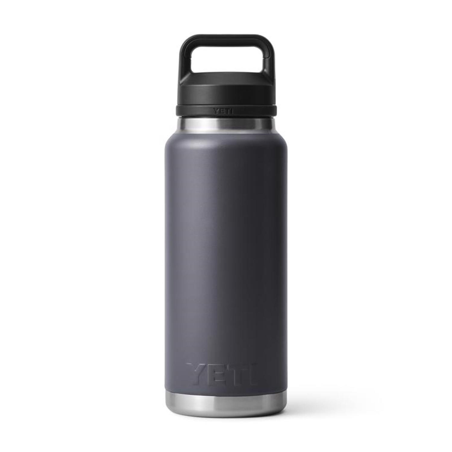 YETI Rambler 36 oz Charcoal BPA Free Bottle with Chug Cap