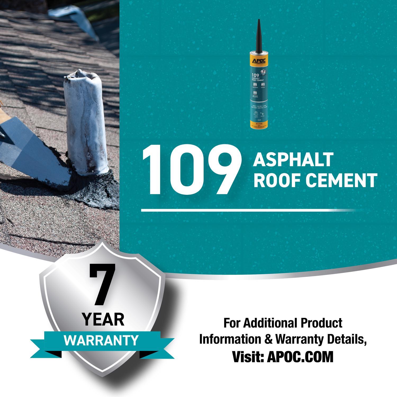 APOC Black Asphalt Roof Cement 10 oz | Stine Home + Yard