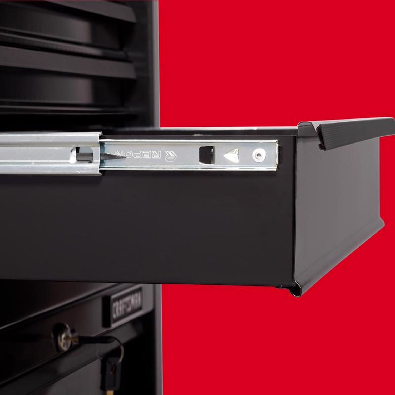 Craftsman 26.5 in. 5 drawer Steel Ball-Bearing Tool Center 45.5 in. H X 14 in. D