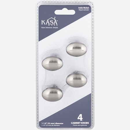 KasaWare 1-1/4 in. Diameter Oval Knob