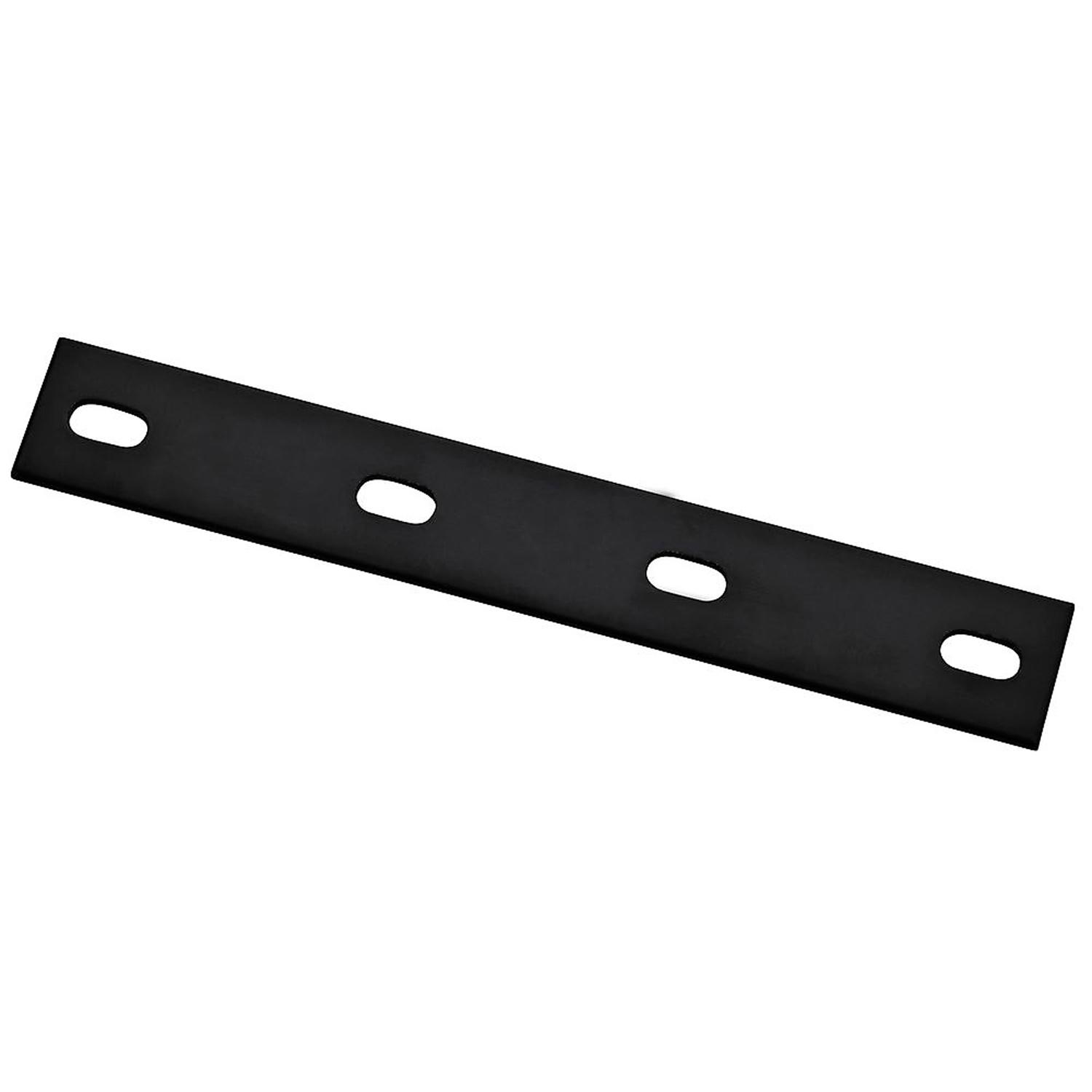 Hampton 1/8 in. H X 1-1/2 in. W X 10 in. L Black Steel Mending Plate