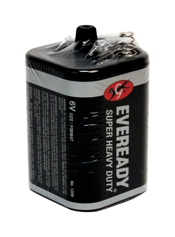 Eveready 6-Volt Zinc Carbon Lantern Battery 1 pk Bulk
