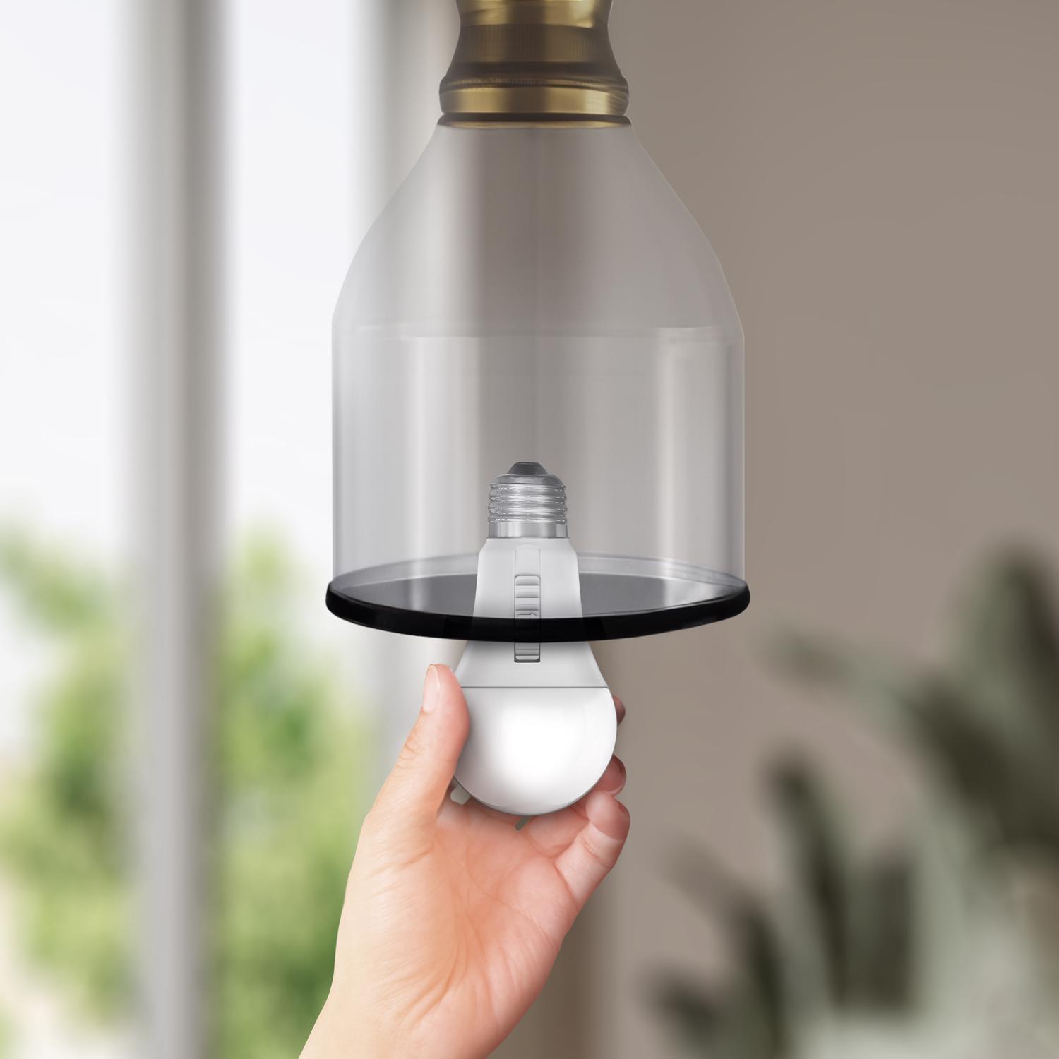 Feit A19 E26 (Medium) Smart-Enabled Party Bulb Color Changing 4.5 Watt Equivalence 1 pk