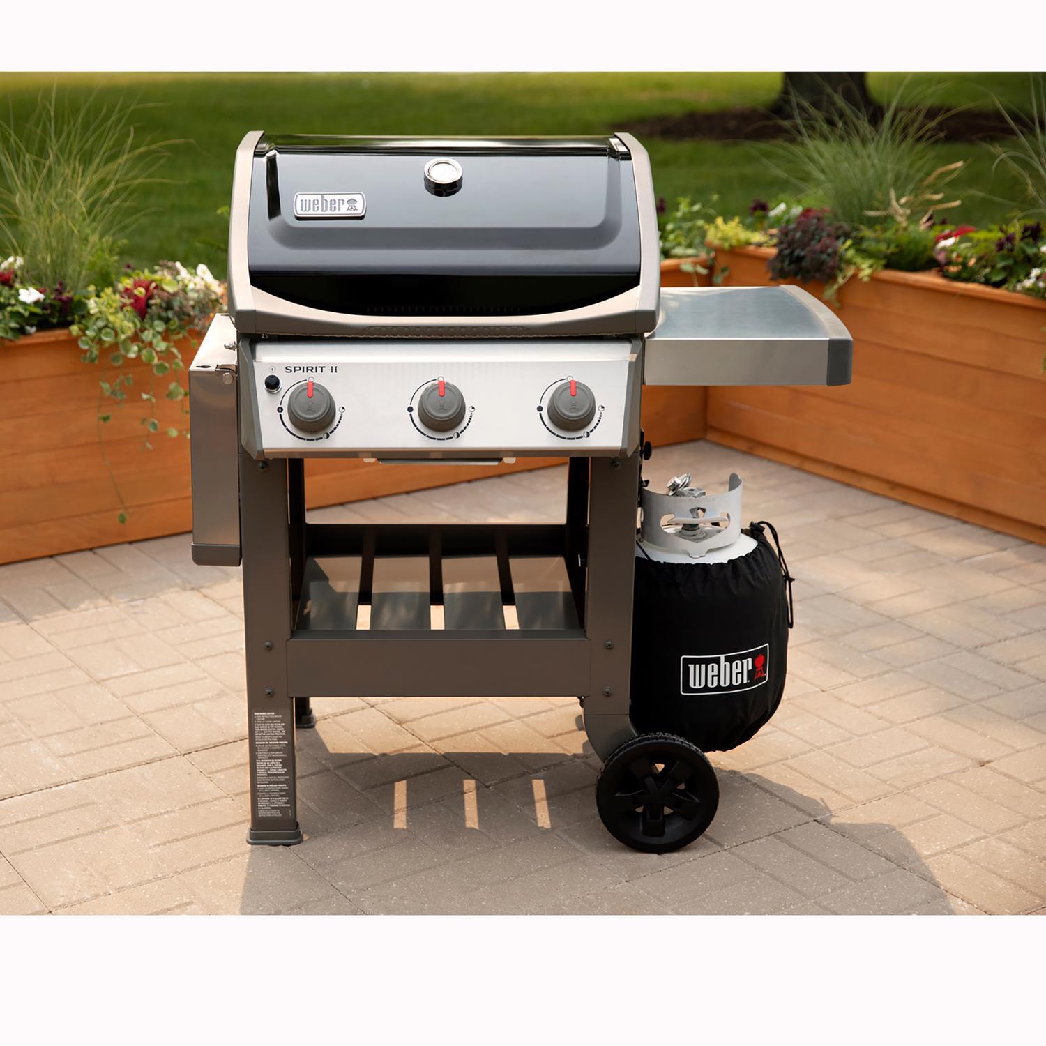 Weber Spirit II E-310 3 Burner Liquid Propane Grill Black
