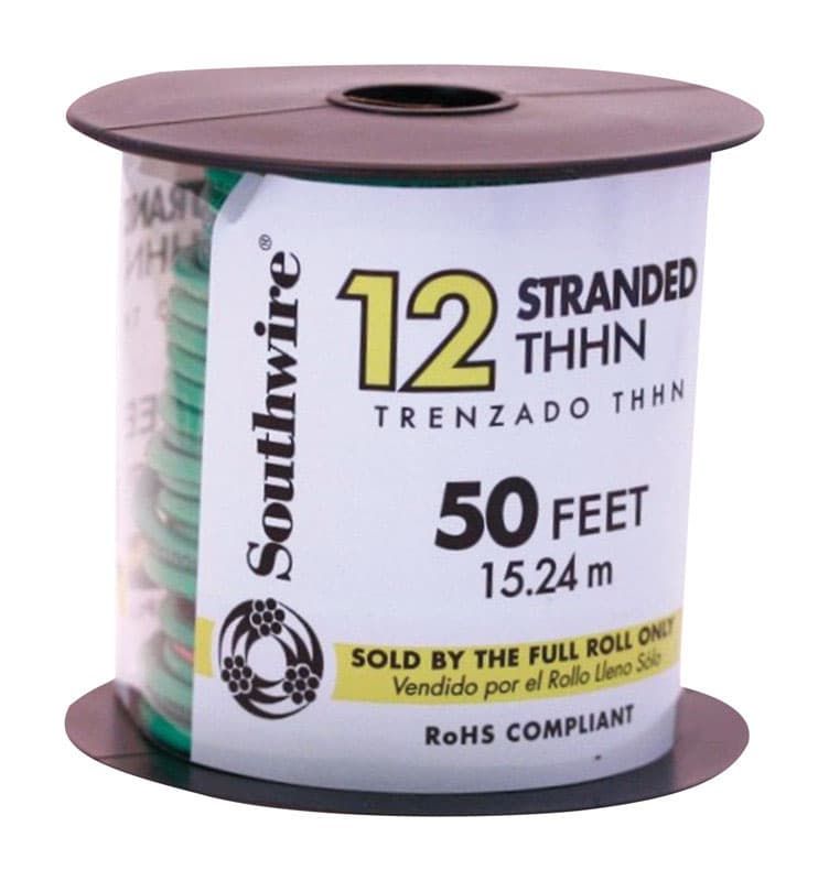 Southwire 50 ft. 12 Stranded THHN Building Wire