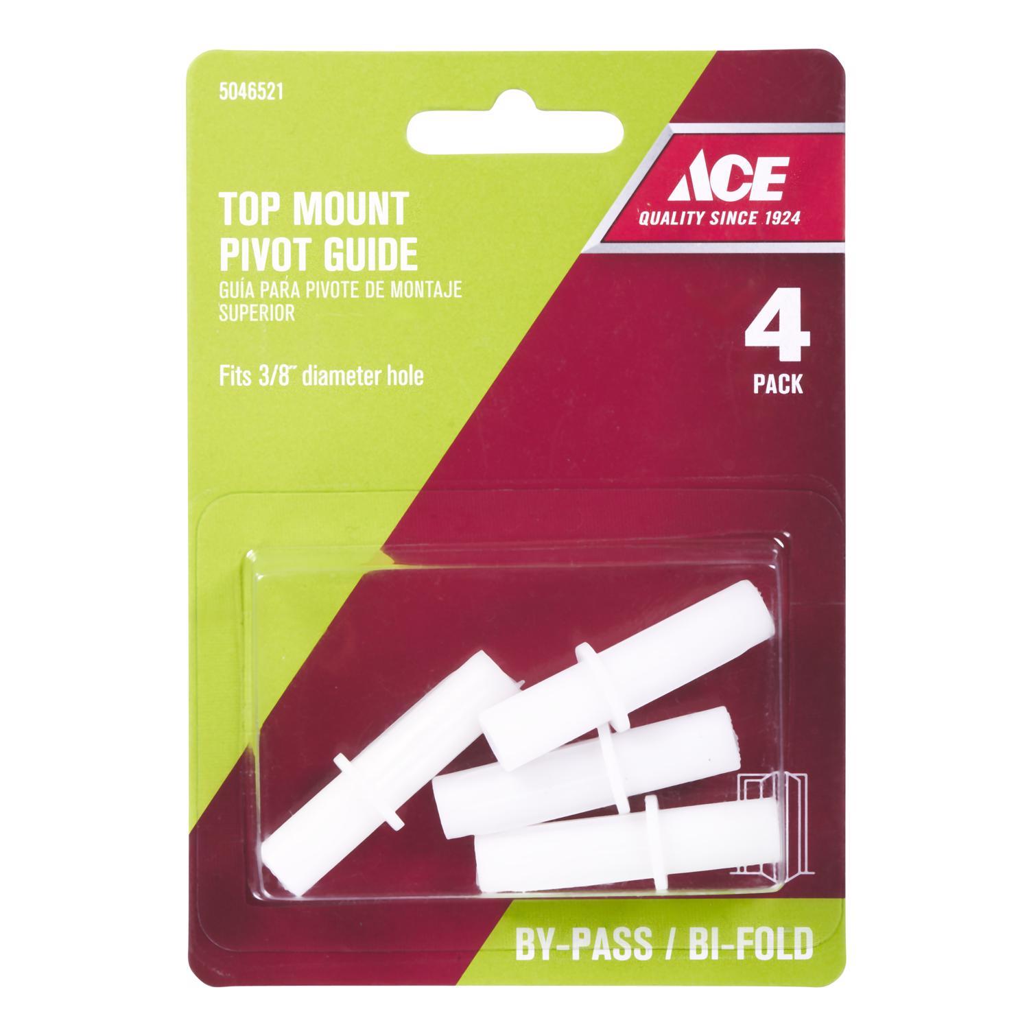 Ace White Nylon Bi-fold Door Pivot 4 pc