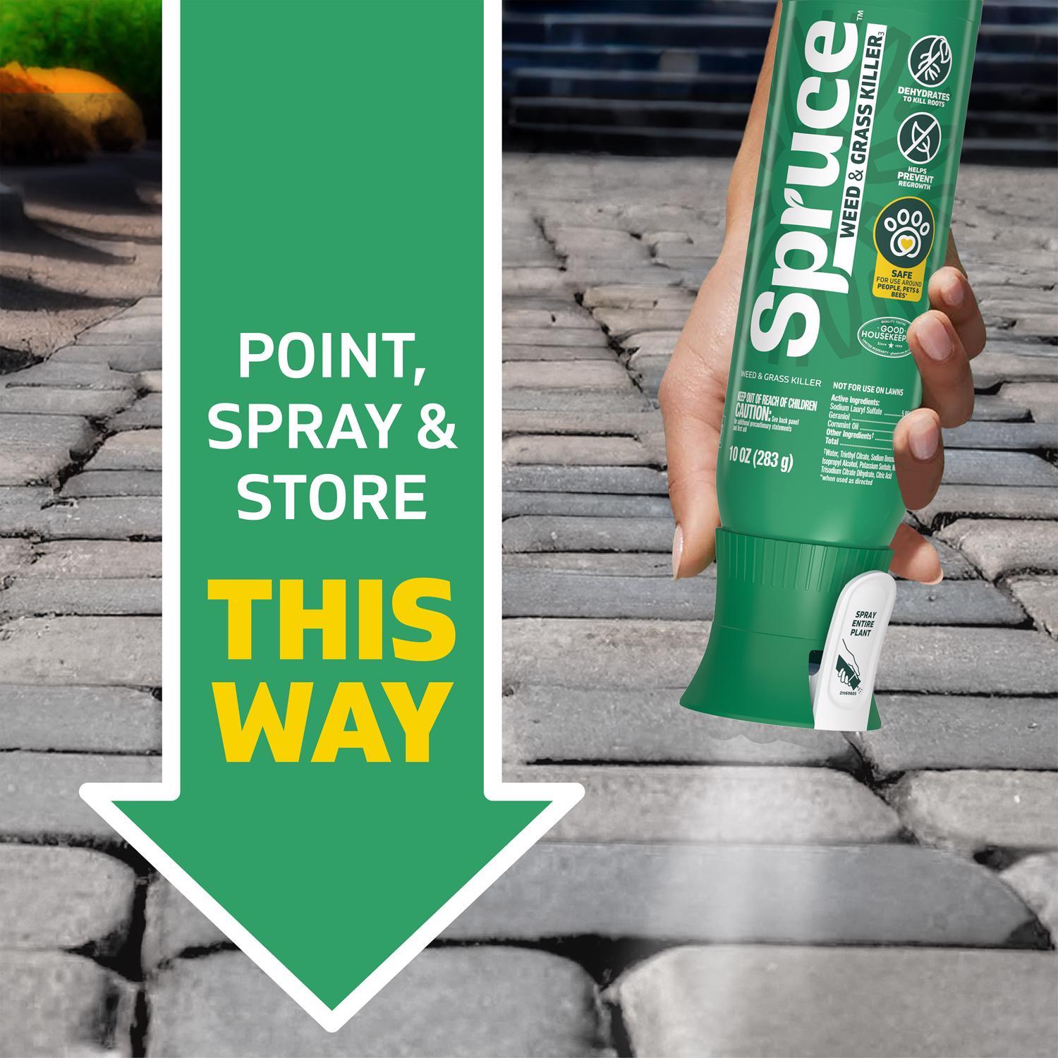 Spruce EZ Aim Weed and Grass Weed and Vegetation Killers RTU Liquid 10 oz