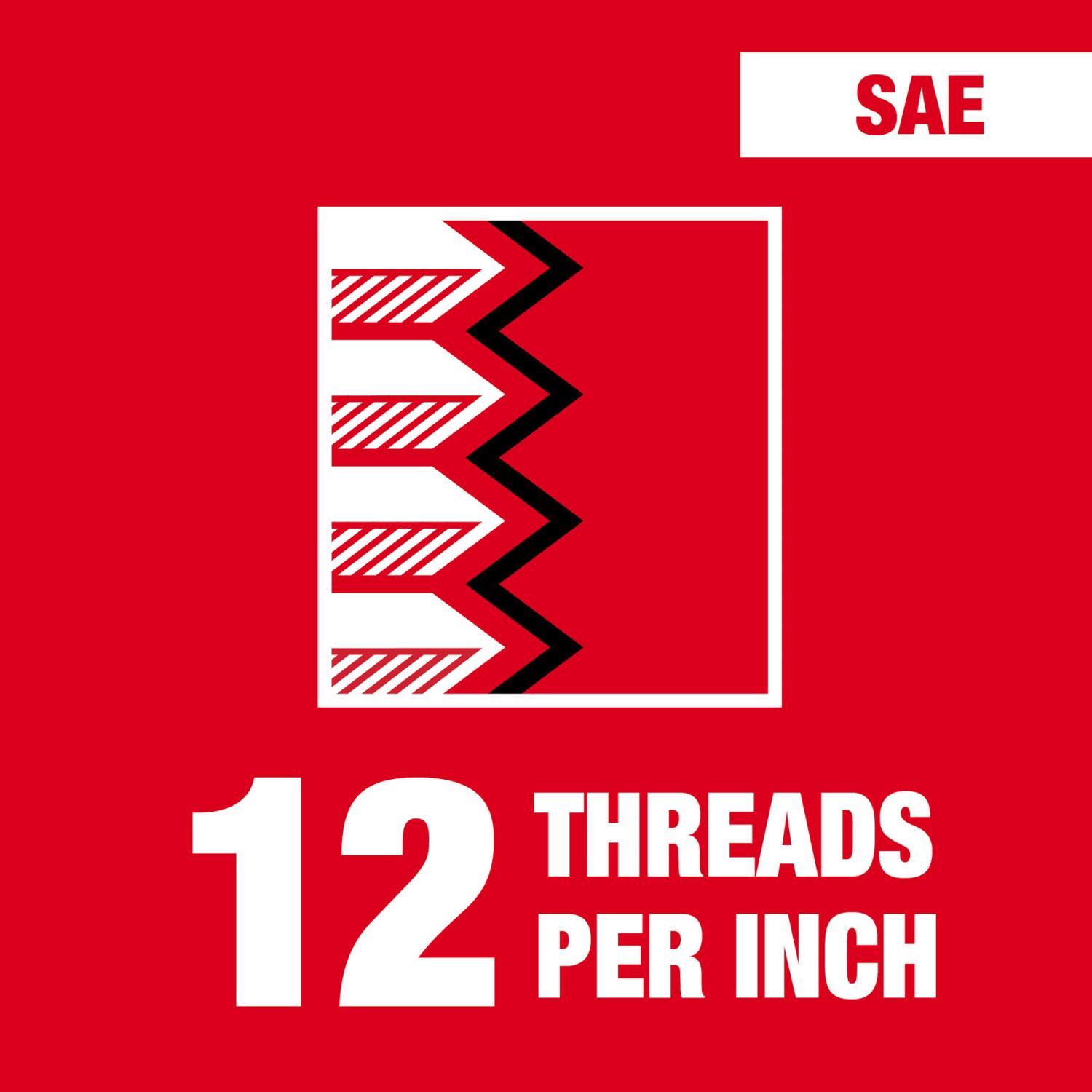 Milwaukee SAE 9/16-12 NC 1-7/16" Hex Threading Die