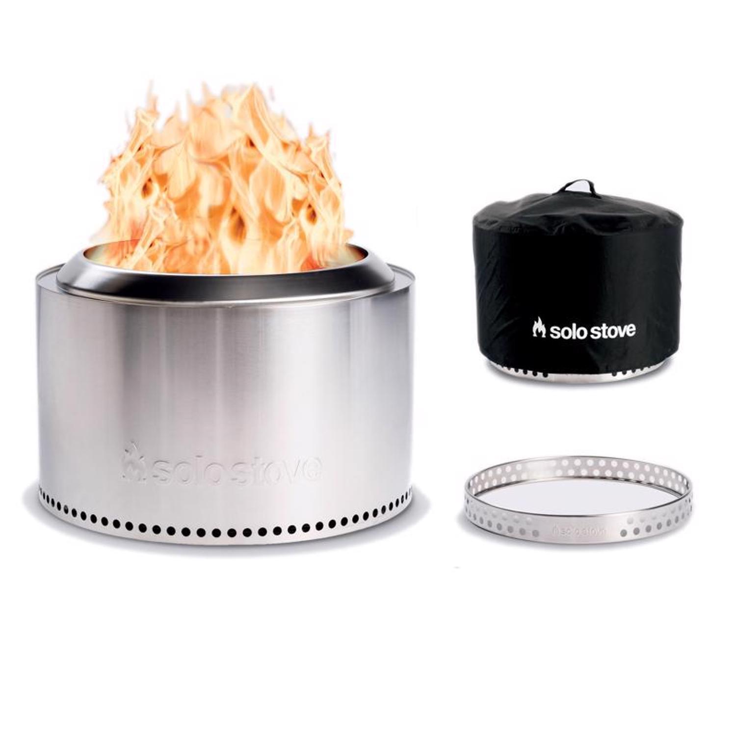 Solo Stove Yukon 2.0 27 in. W Stainless Steel Round Multi-Fuel