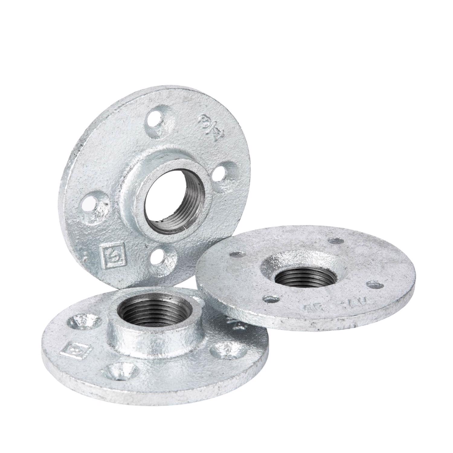 STZ Industries 1-1/4 in. FIP each Galvanized Malleable Iron Floor Flange