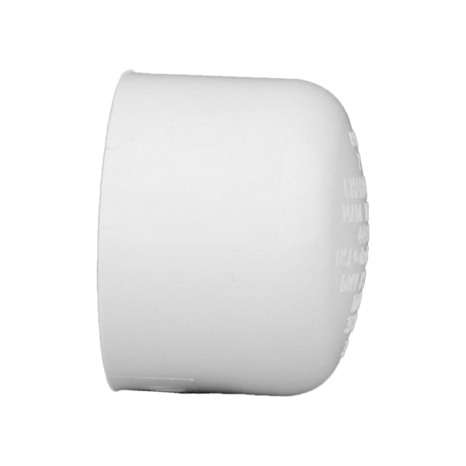 Charlotte Pipe Schedule 40 3 in. Slip X 3 in. D Slip PVC Cap 1 pk