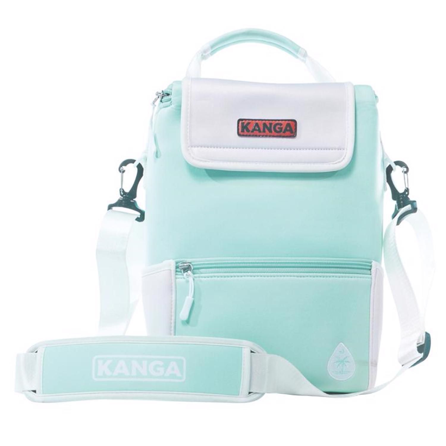 Kanga Aqua/White 12 can Soft Sided Cooler