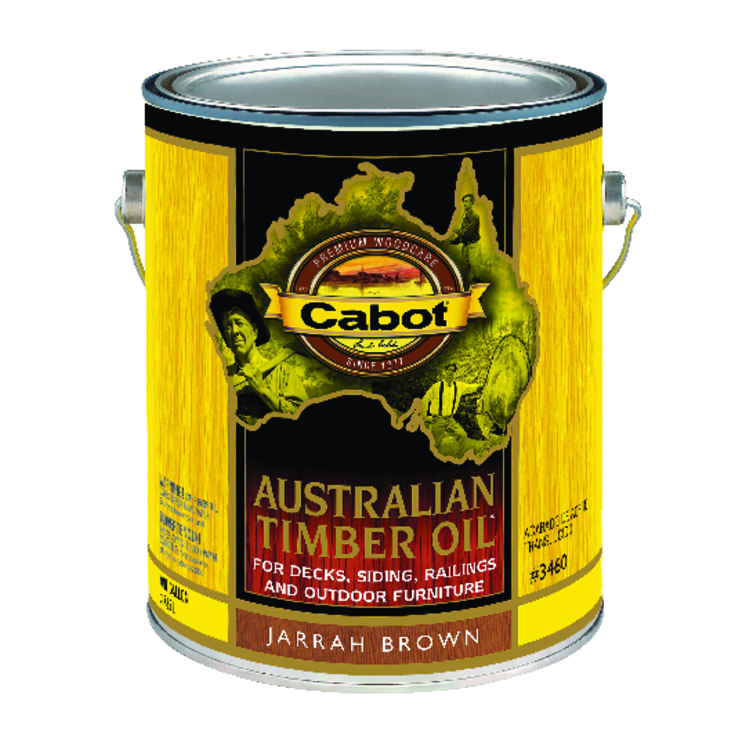 Cabot Australian Timber Oil Transparent Jarrah Brown Oil-Based Australian Timber Oil 1 gal