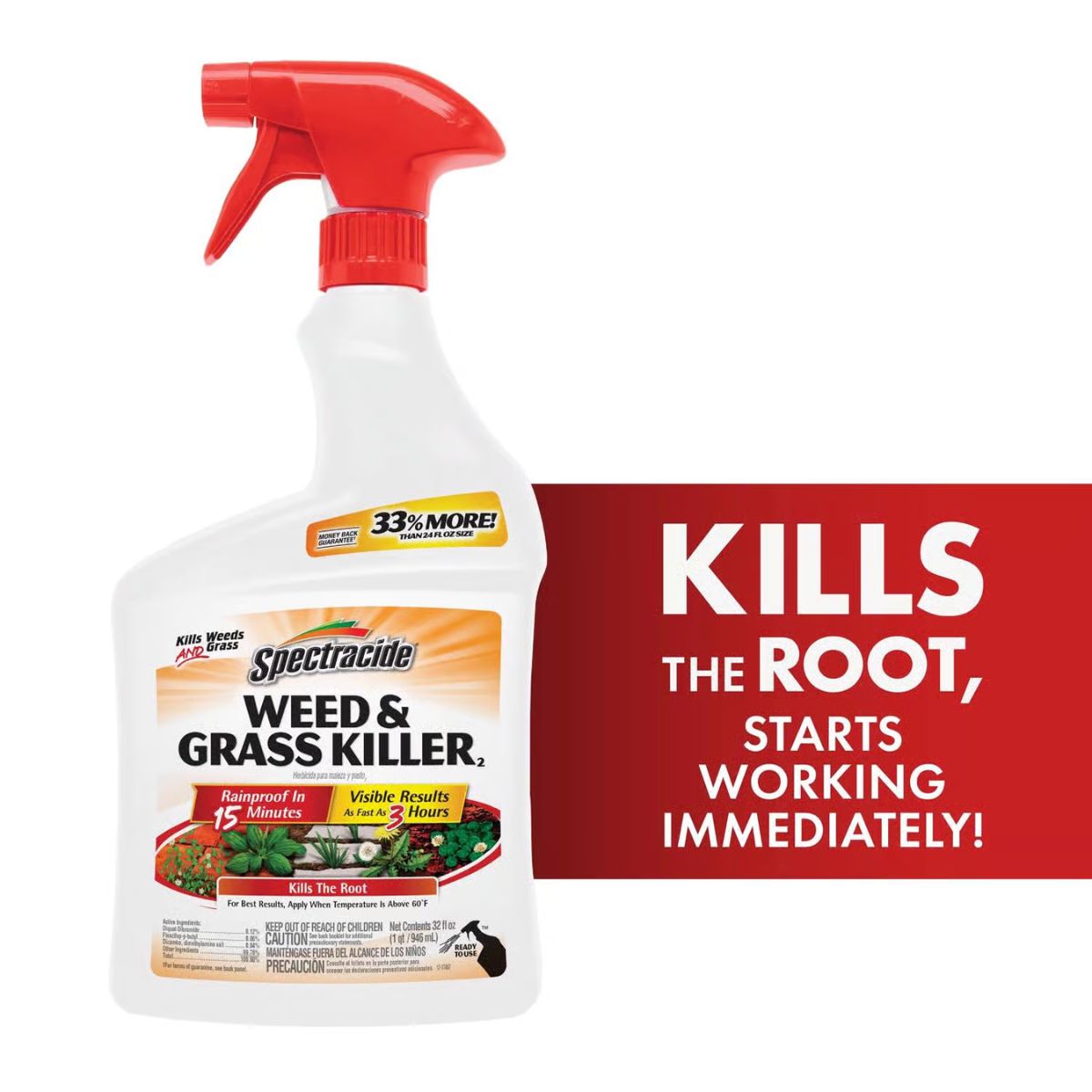 Spectracide Weed and Grass Killer RTU Liquid 32 oz.