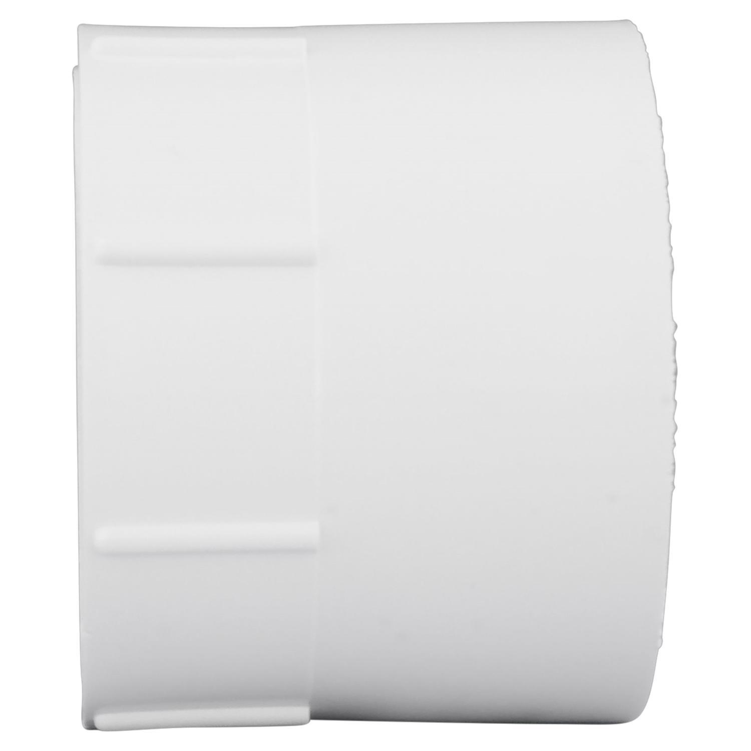 Charlotte Pipe Schedule 40 3 in. Hub X 3 in. D FPT PVC Pipe Adapter 1 pk